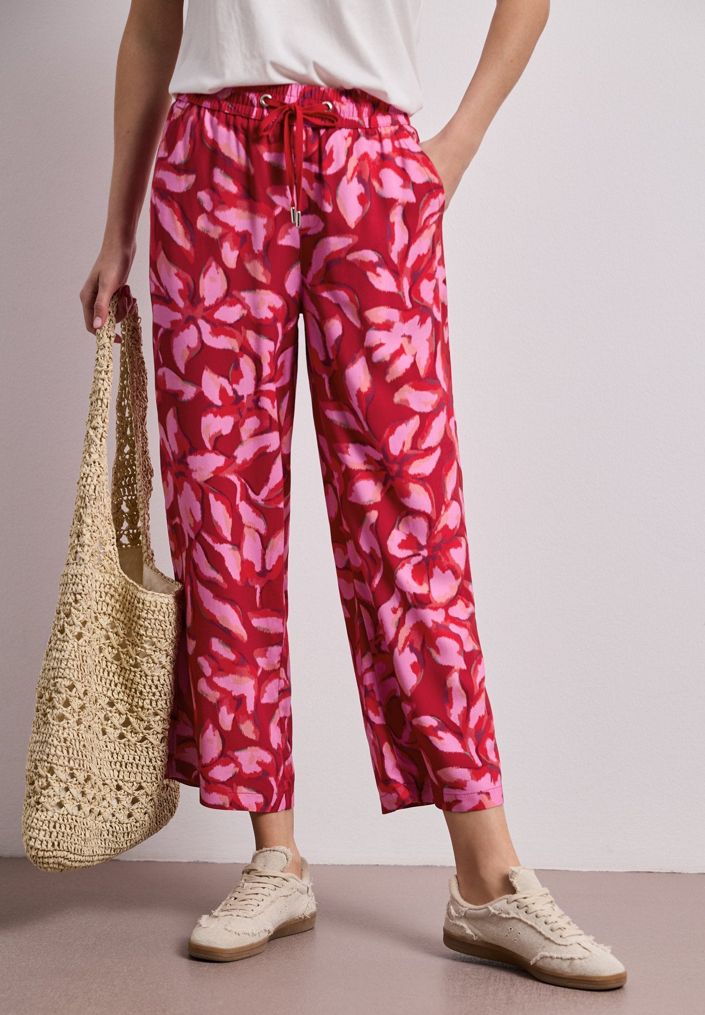 Street One Damen Hosen  Salsa Red