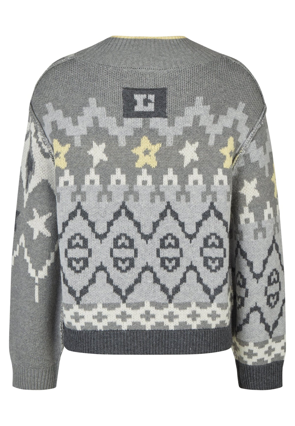 Le Comte Damen Pullover Hellgrau Mel