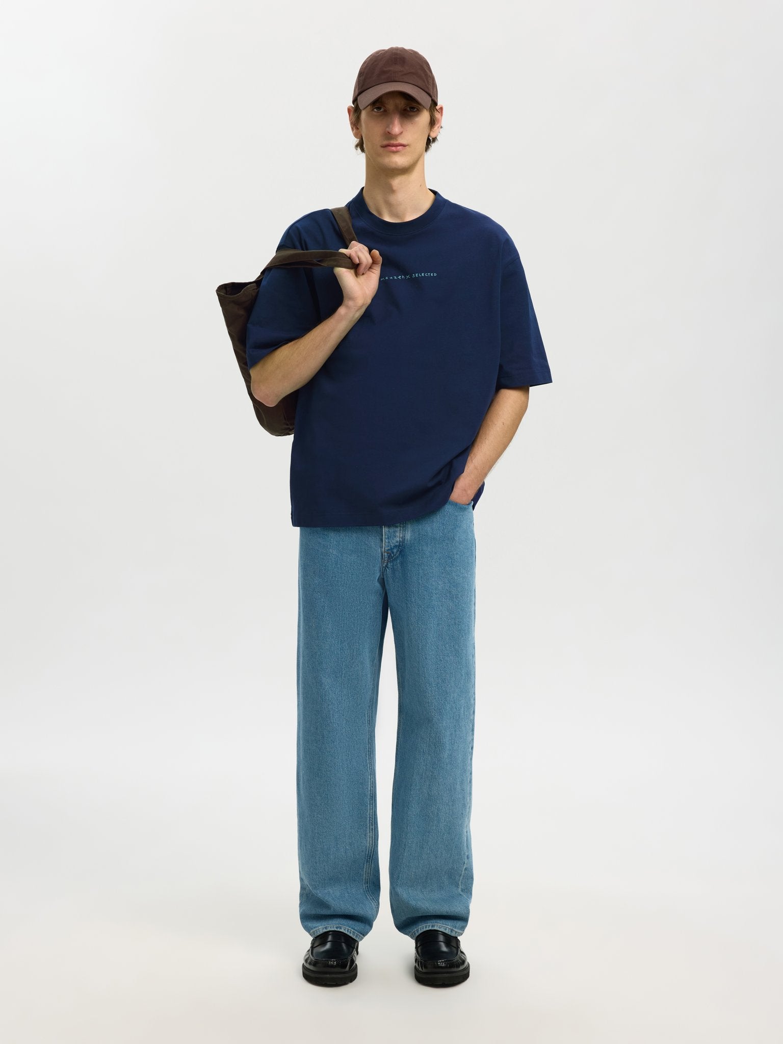 Selected homme Herren T-Shirts kurz  Ocean Ca