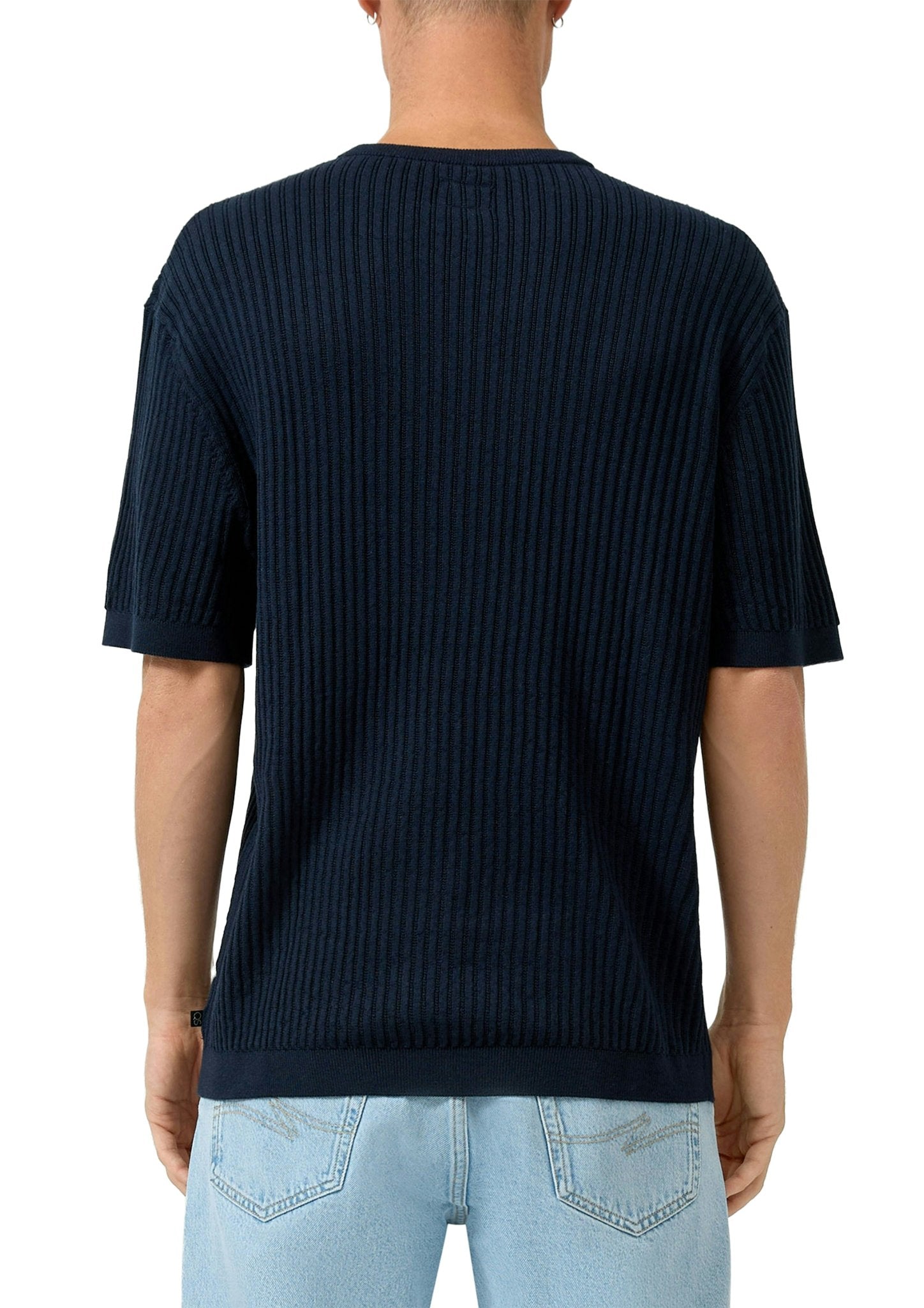 QS by S.Oliver Herren T-Shirts kurz Blue