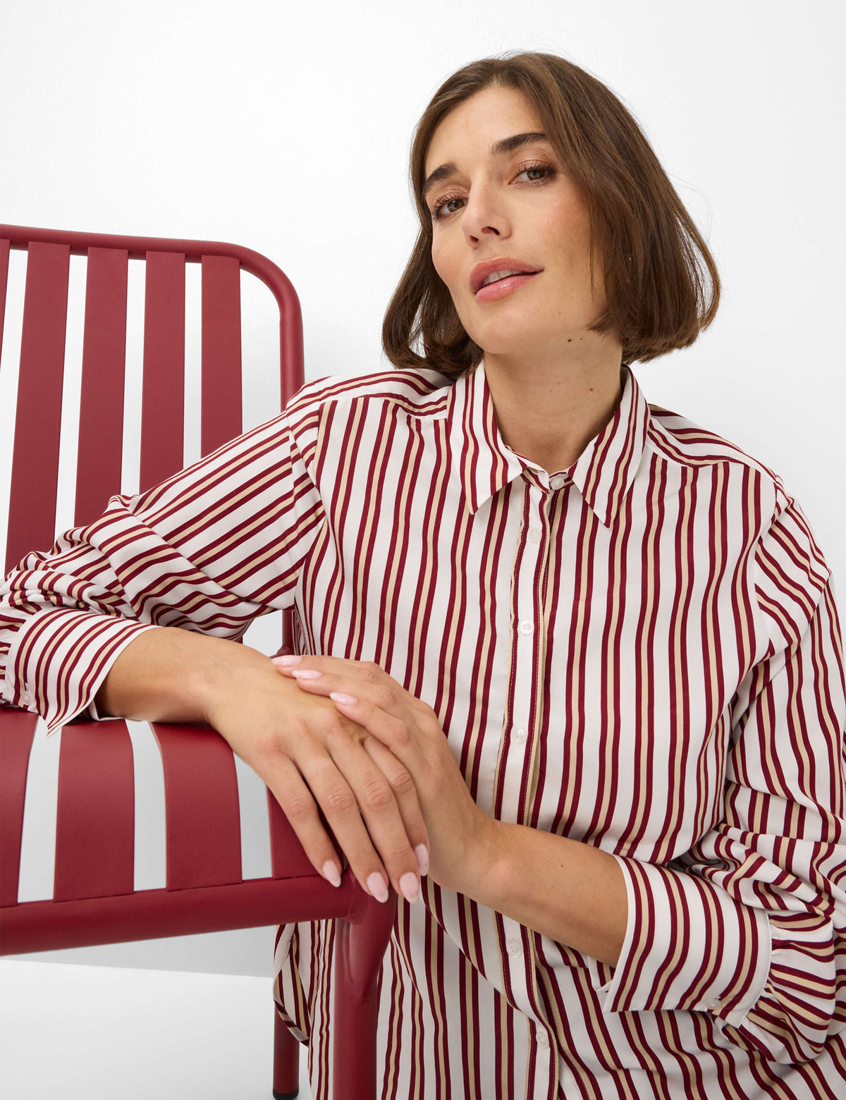 Brax Damen Blusen Mulberry