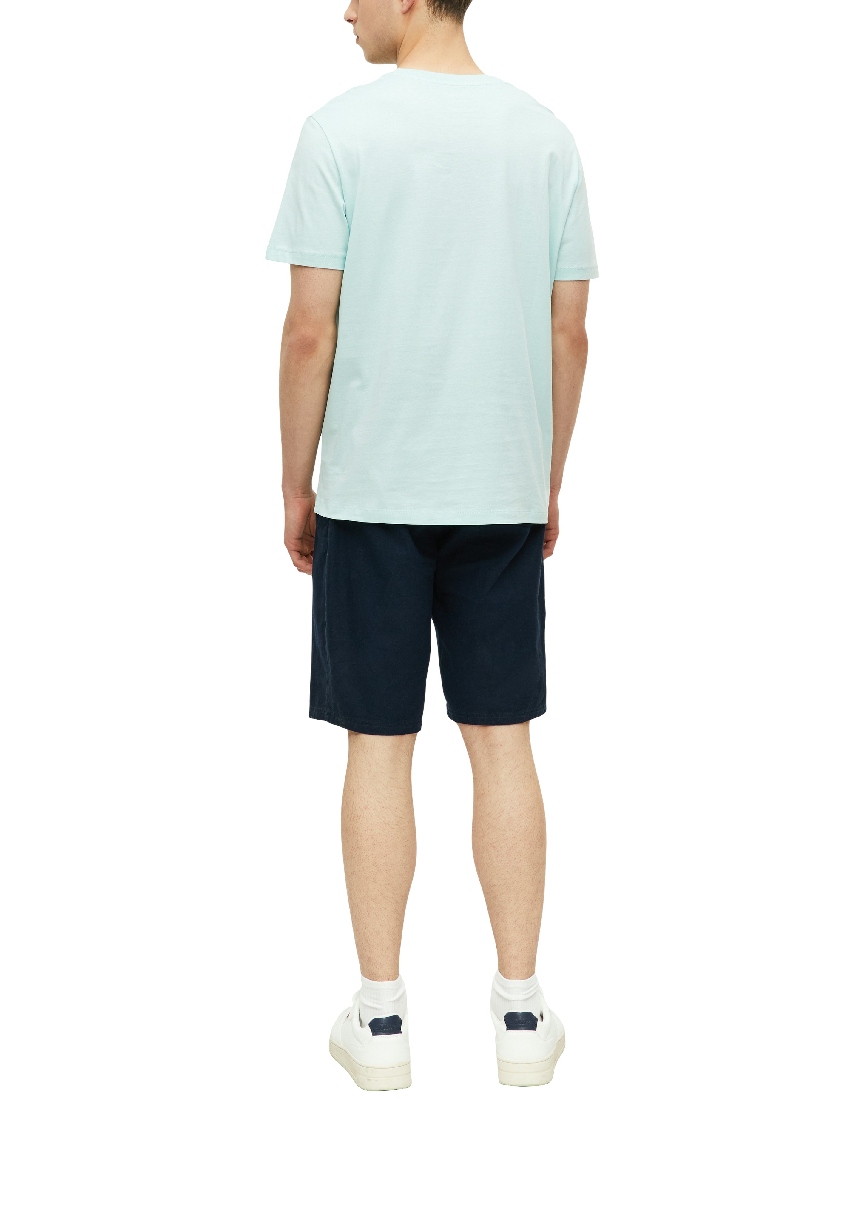 S. Oliver red Herren T-Shirts kurz Blue Green