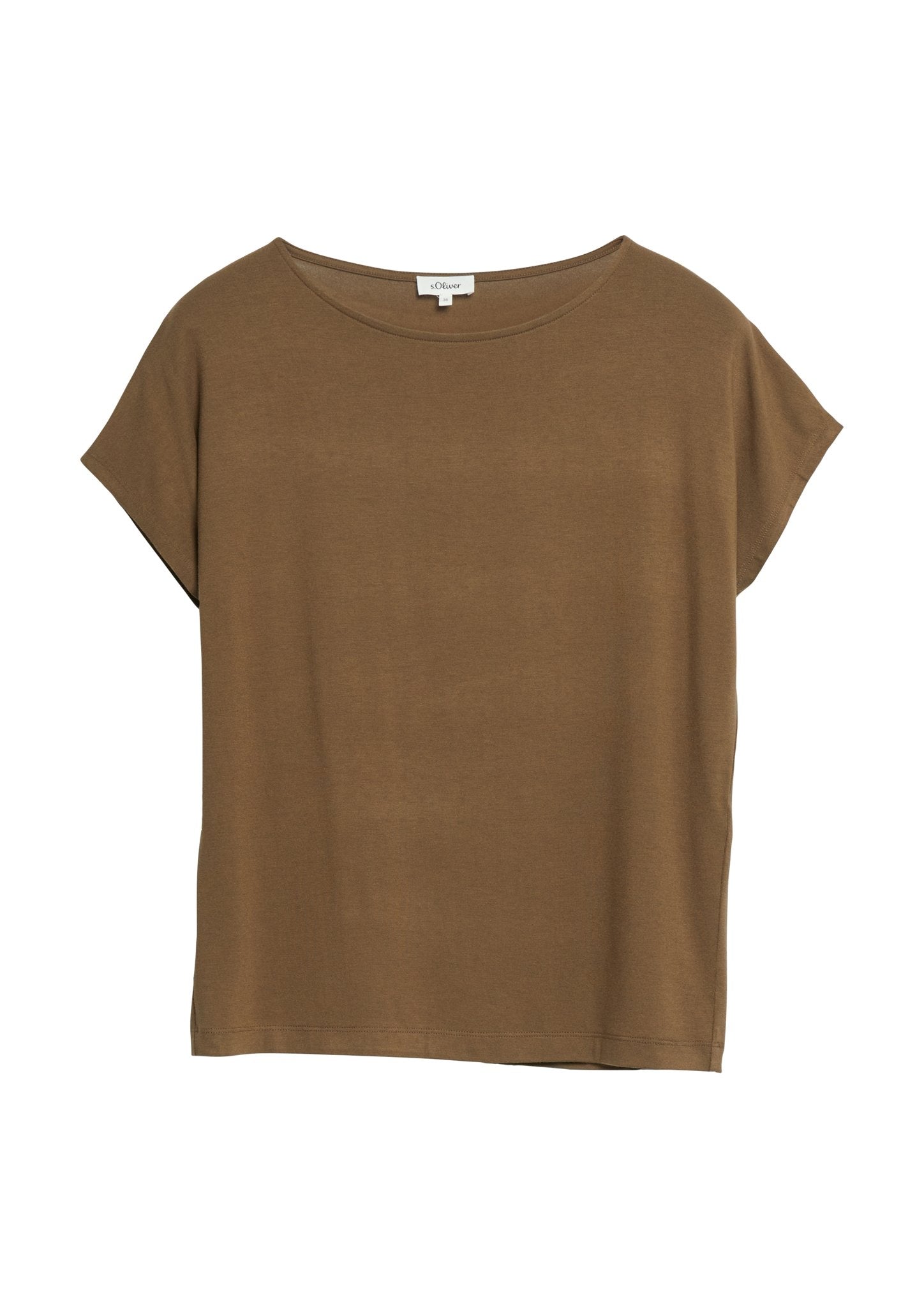 S. Oliver red Damen T-Shirts Brown