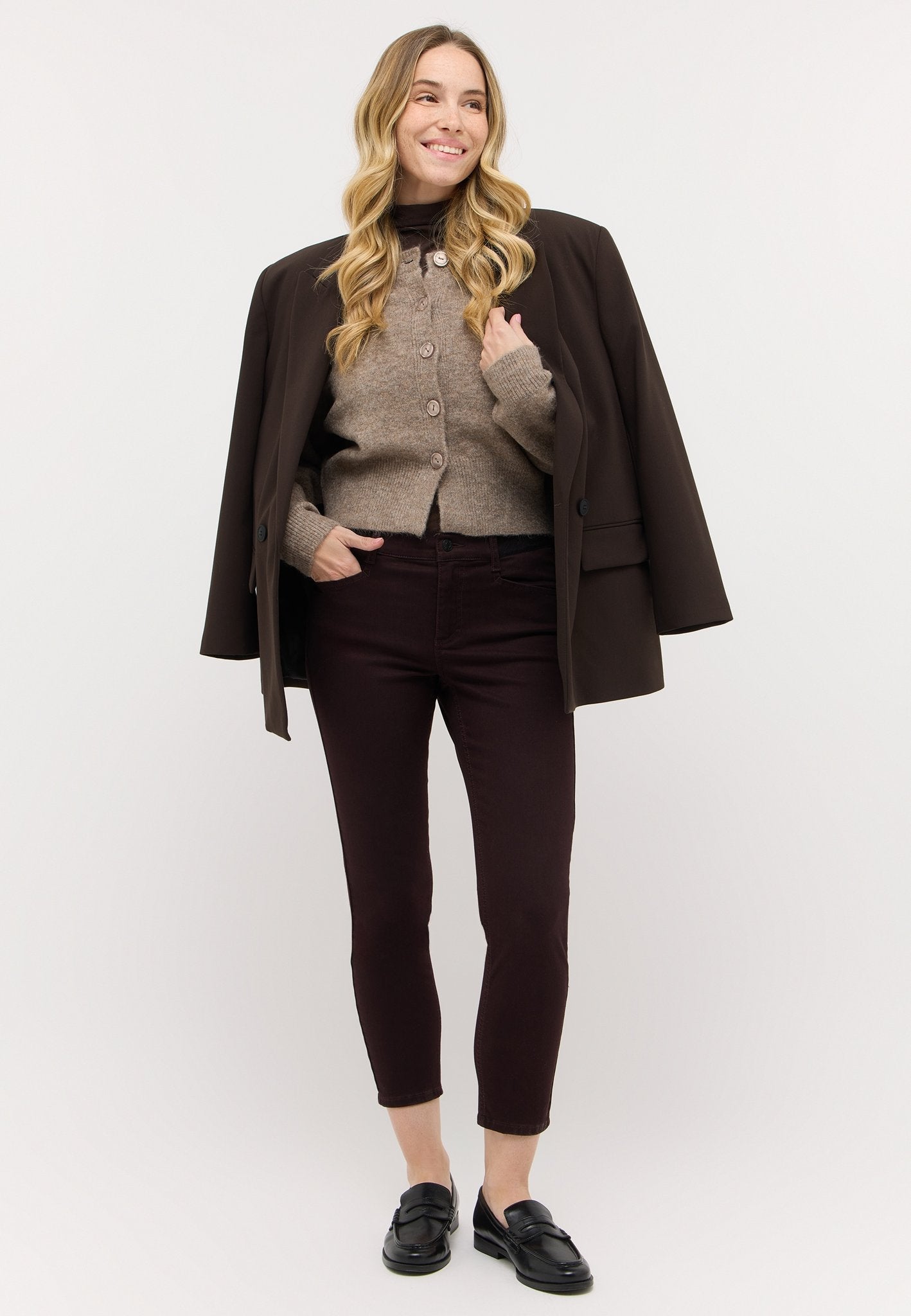 Angels Damen Jeans  Deep Wine