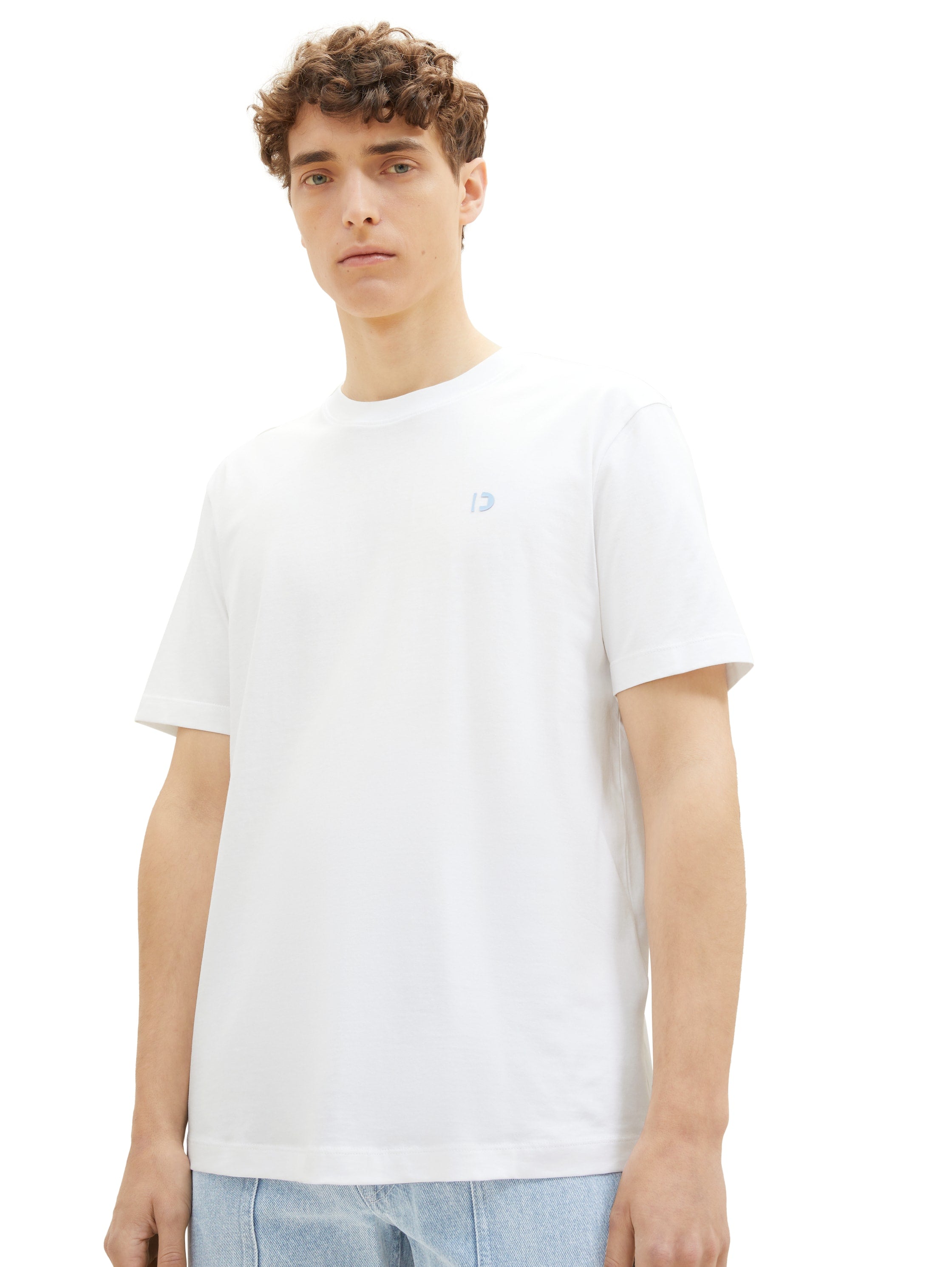 Tom Tailor denim Herren T-Shirts kurz White