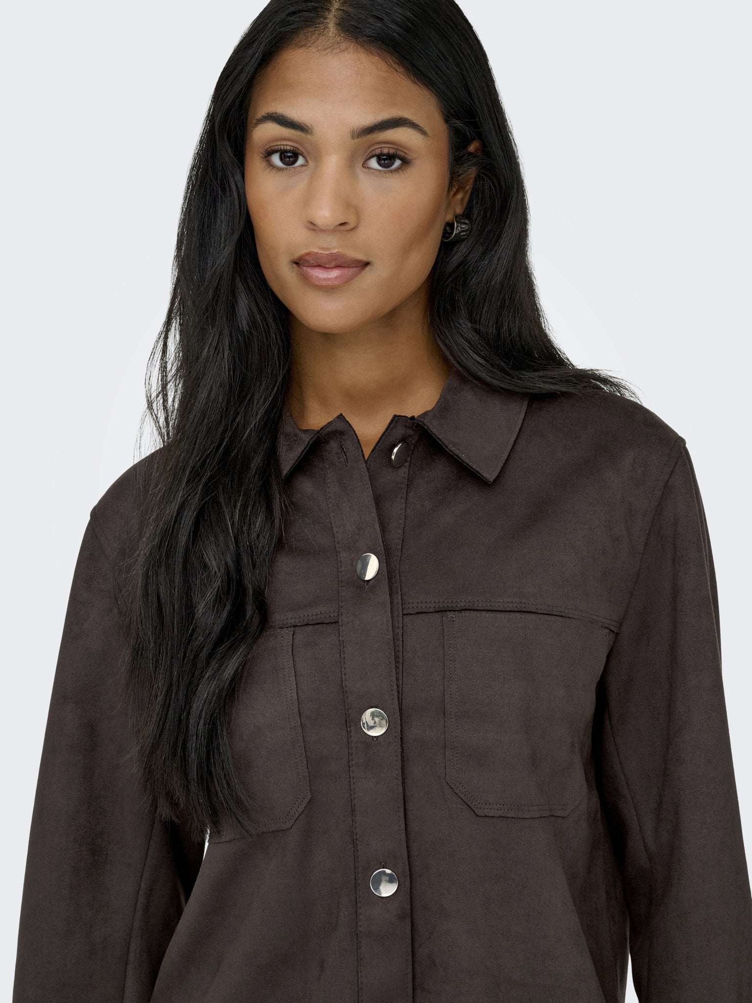 only Damen Blusen Coffee Bean
