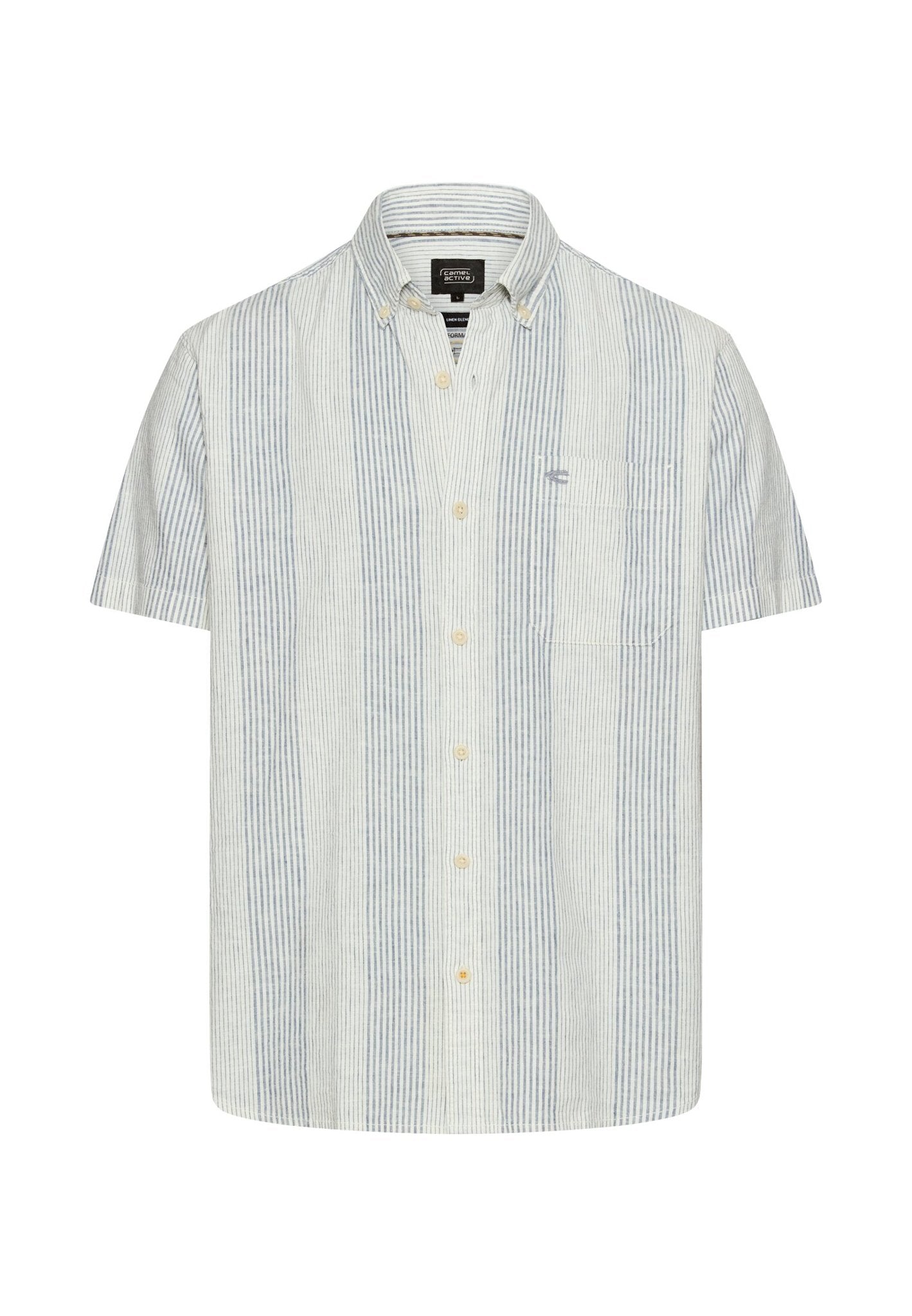 Camel active Herren Hemden kurz  Indigo Blue