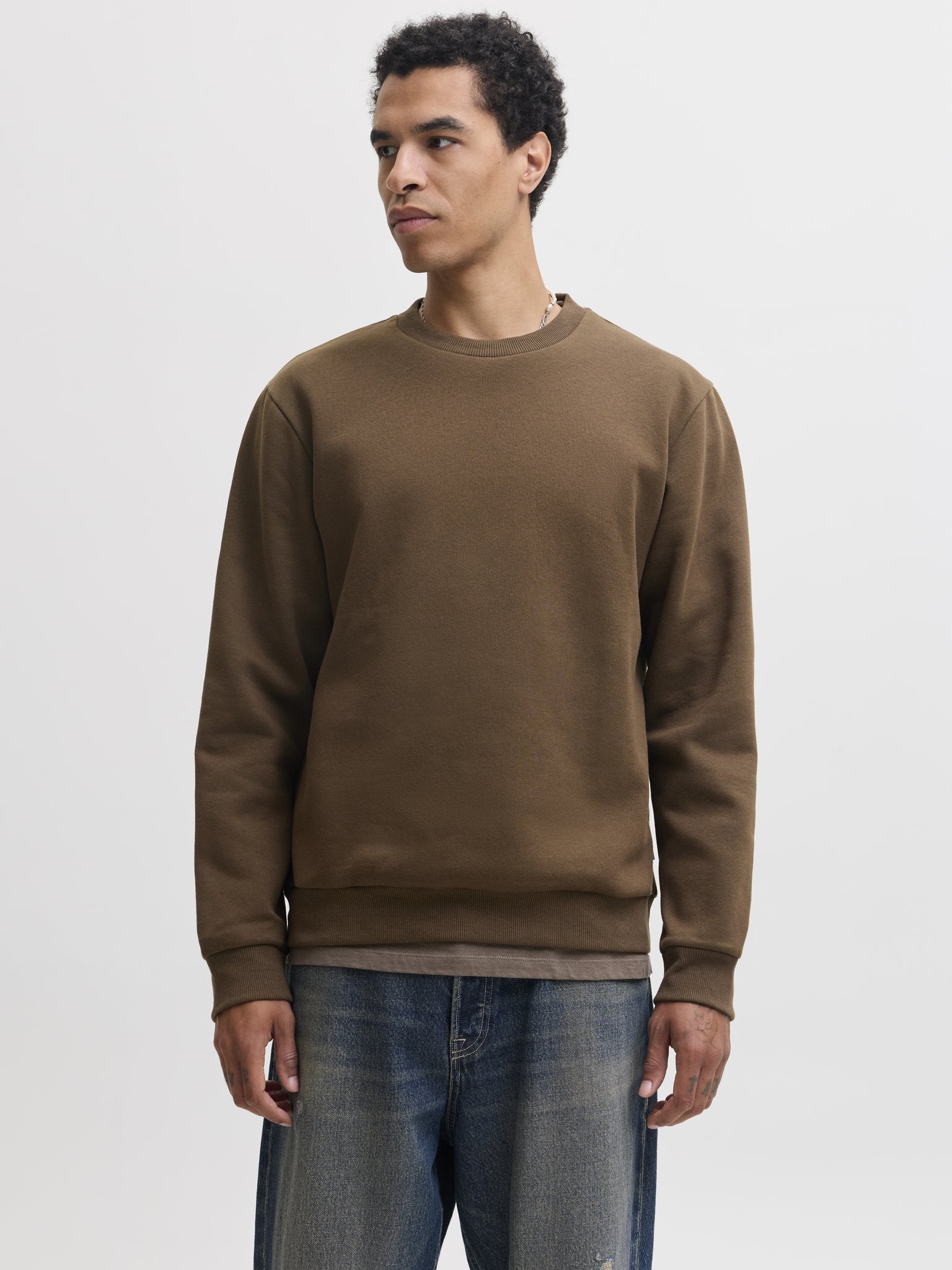 Jack & Jones Herren Sweatshirts Cocoa
