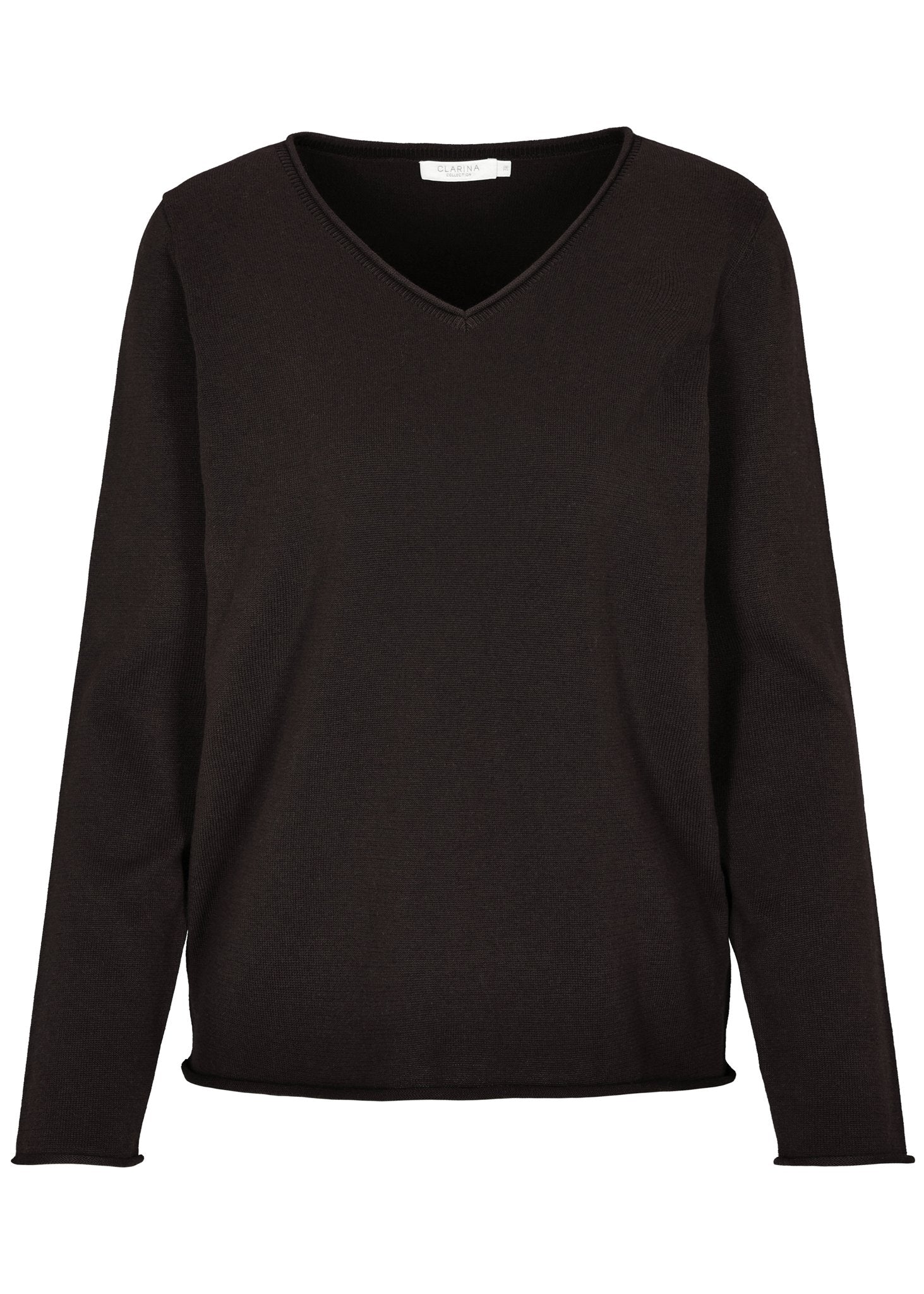 Clarina Damen Pullover Schoko
