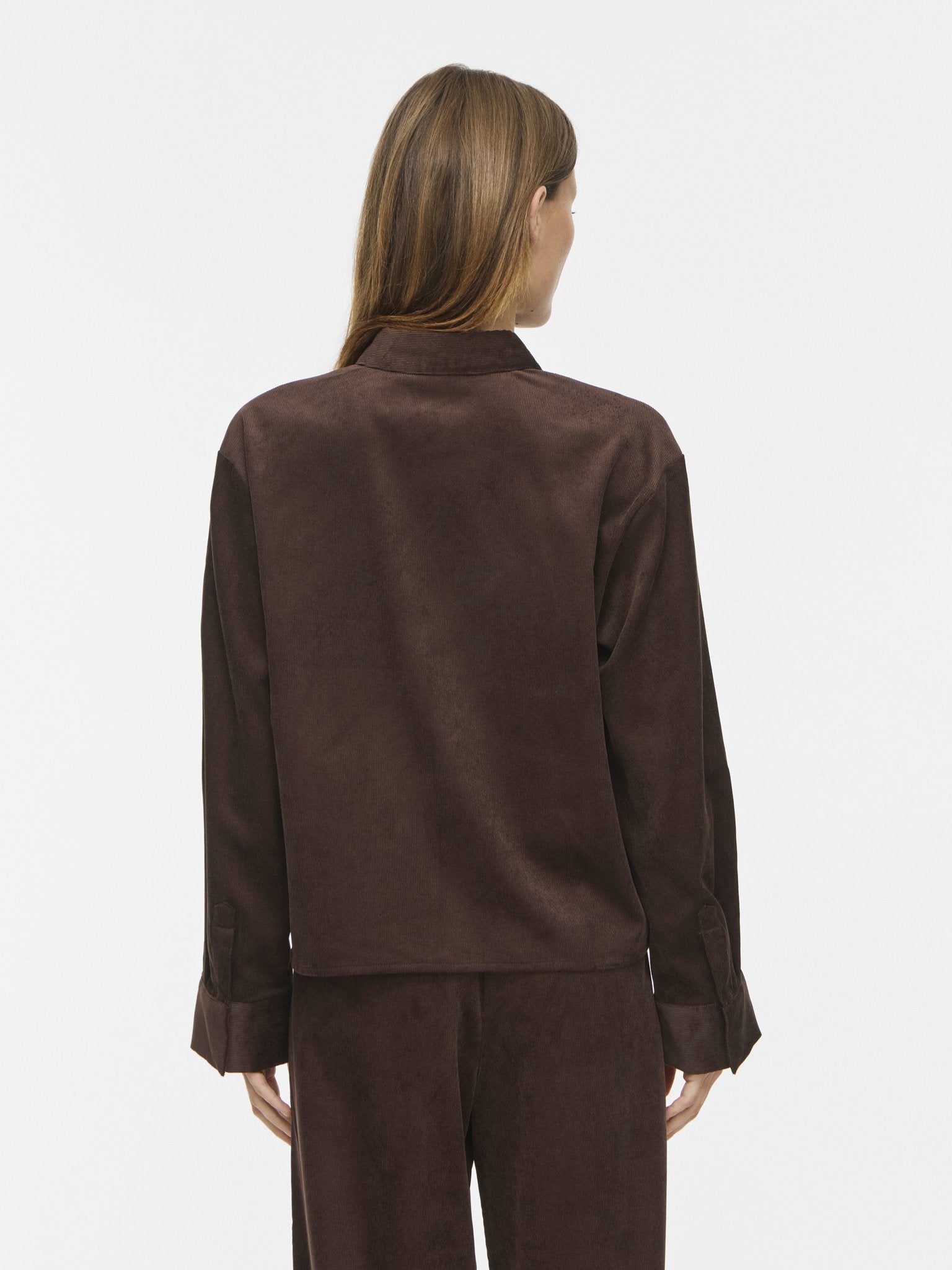 Vila Damen Blusen Coffee Bean