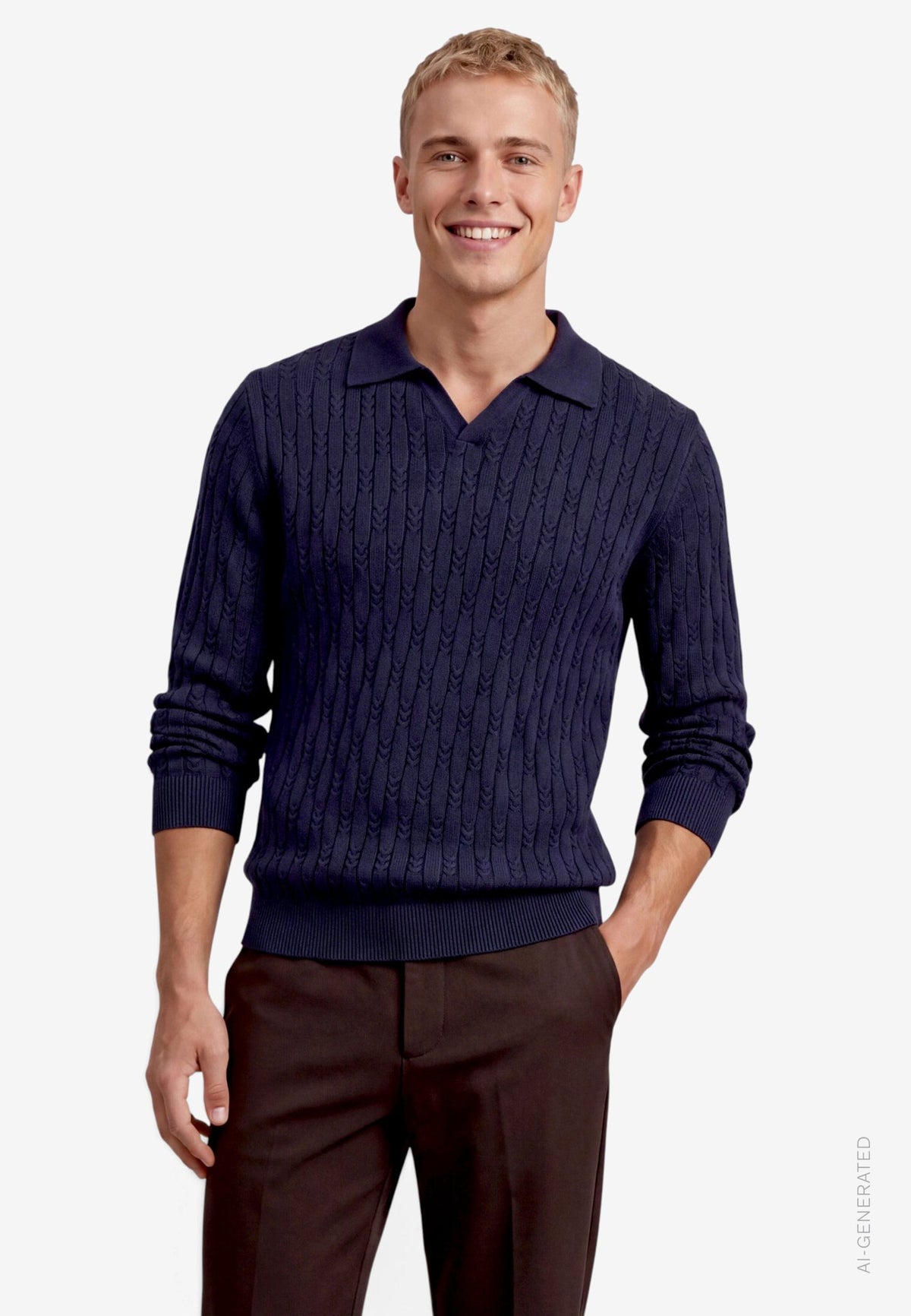 Zero Herren Pullover Deep Sky