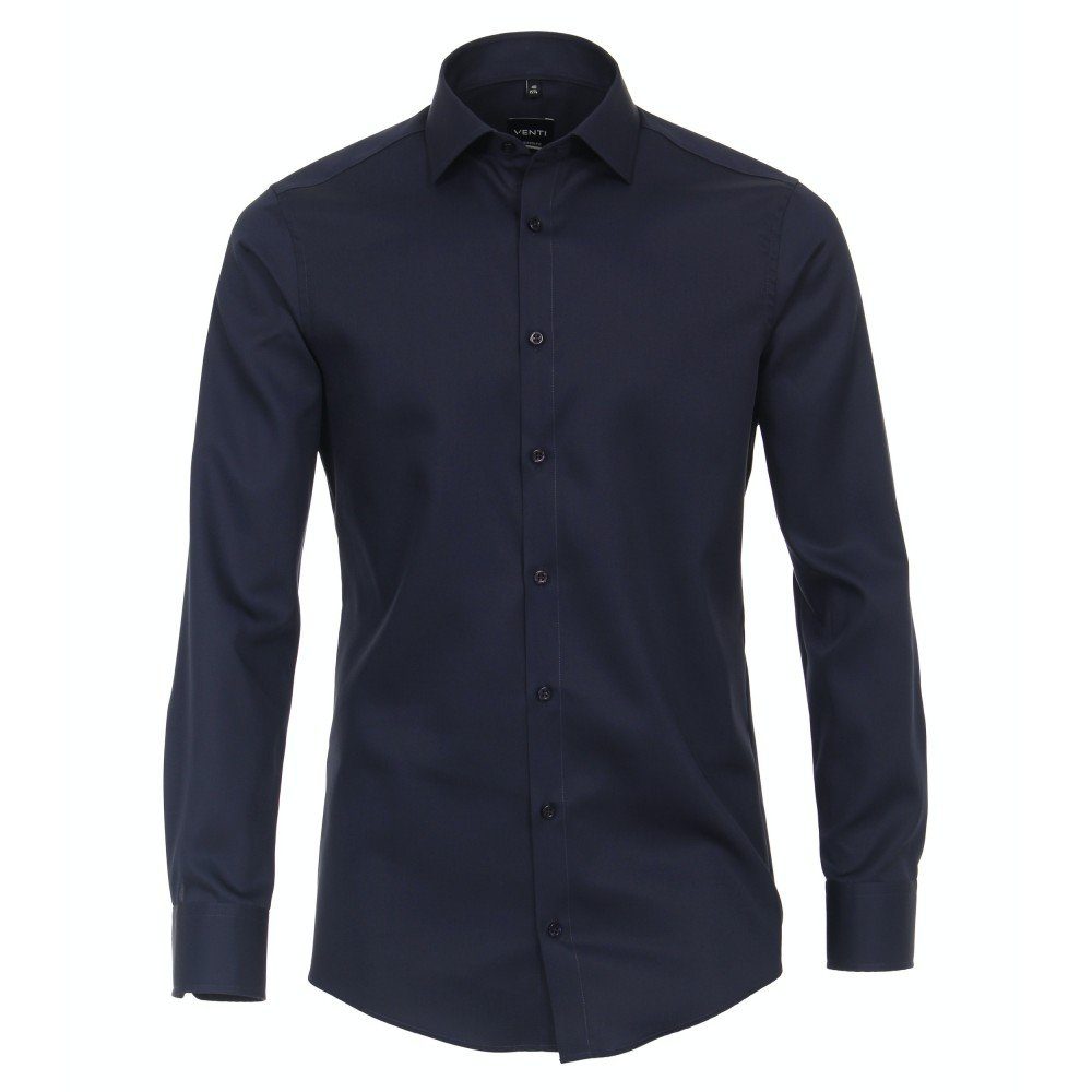 Casa Moda Herren Hemden lang  Blau