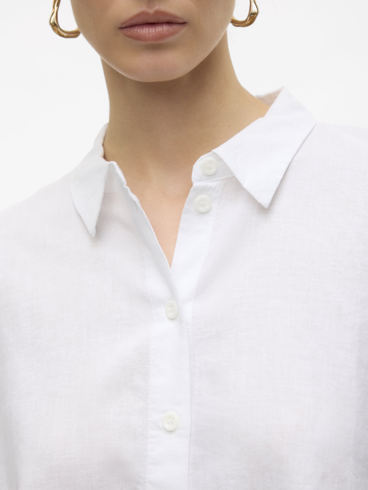 Vero Moda Damen Blusen Snow White