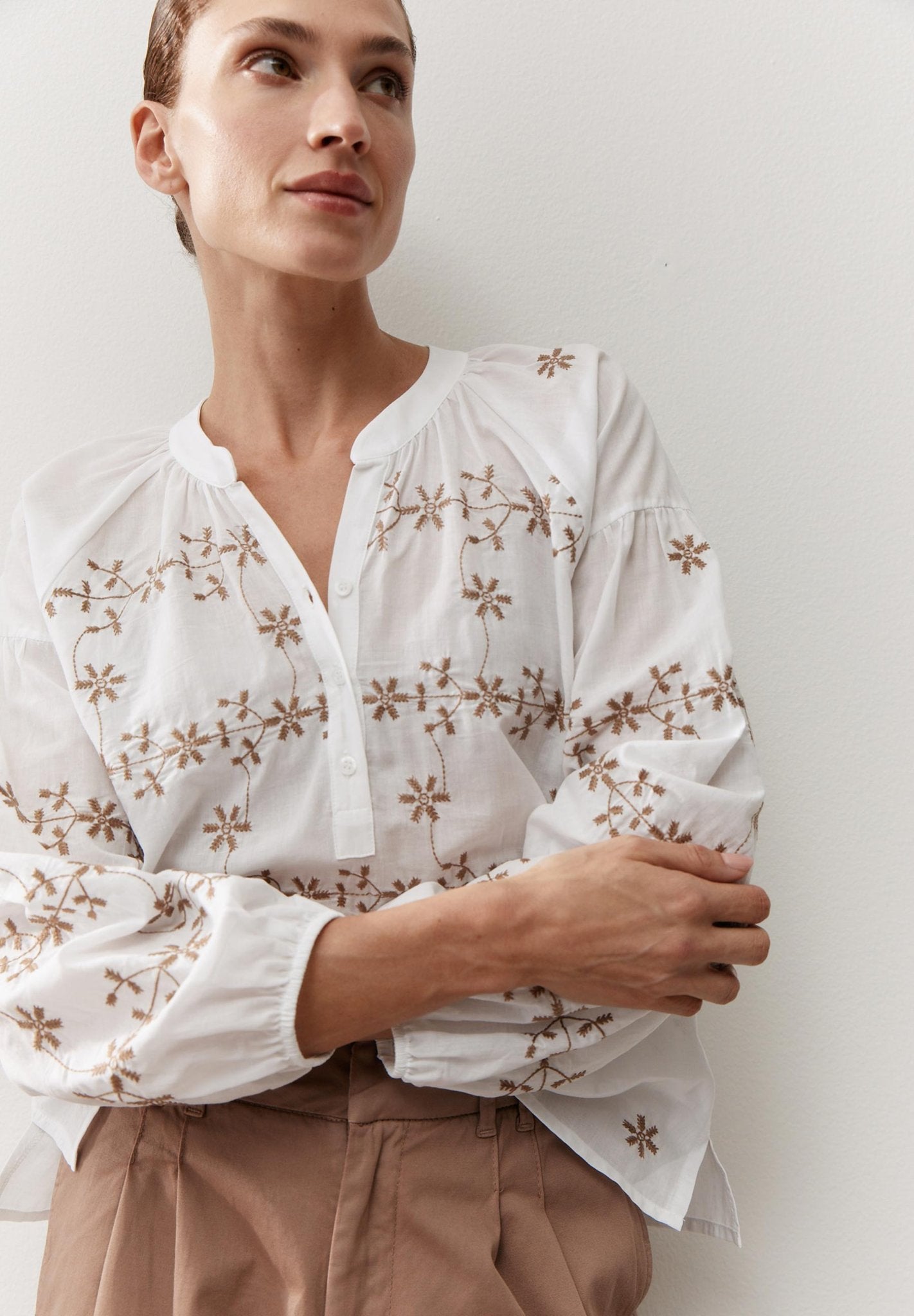 More & More Damen Blusen  White