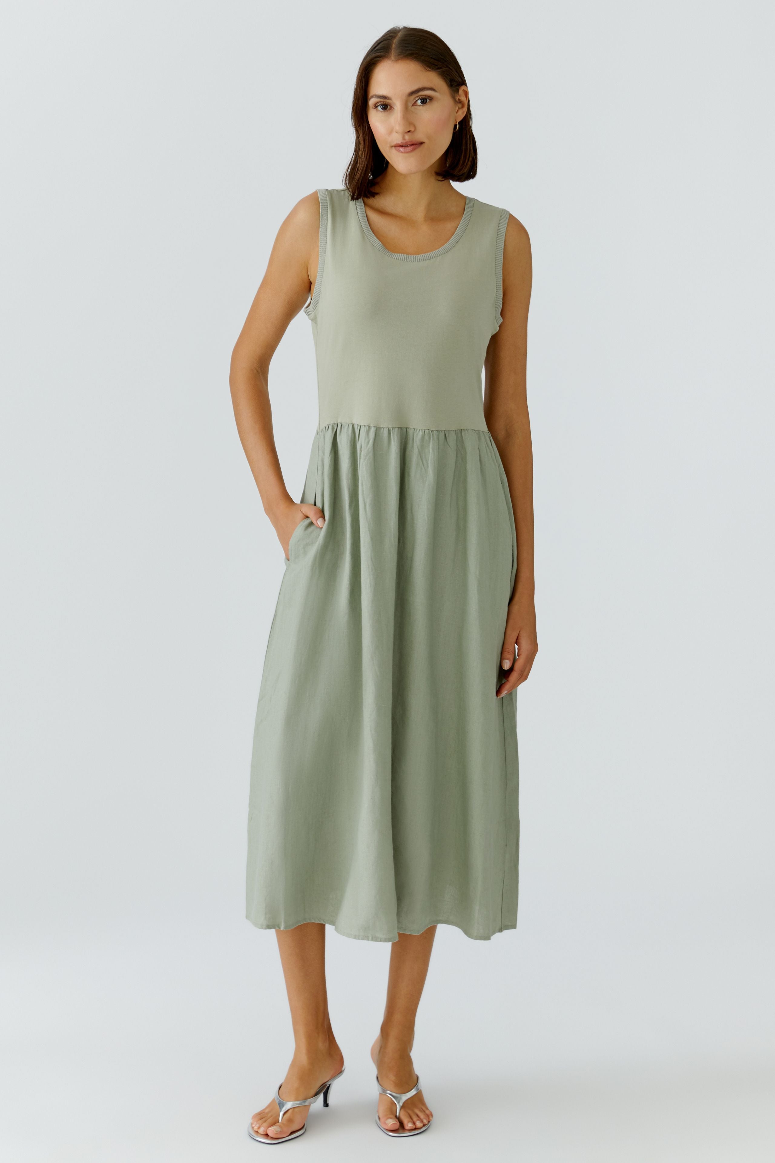 Oui Damen Kleider  Seagrass