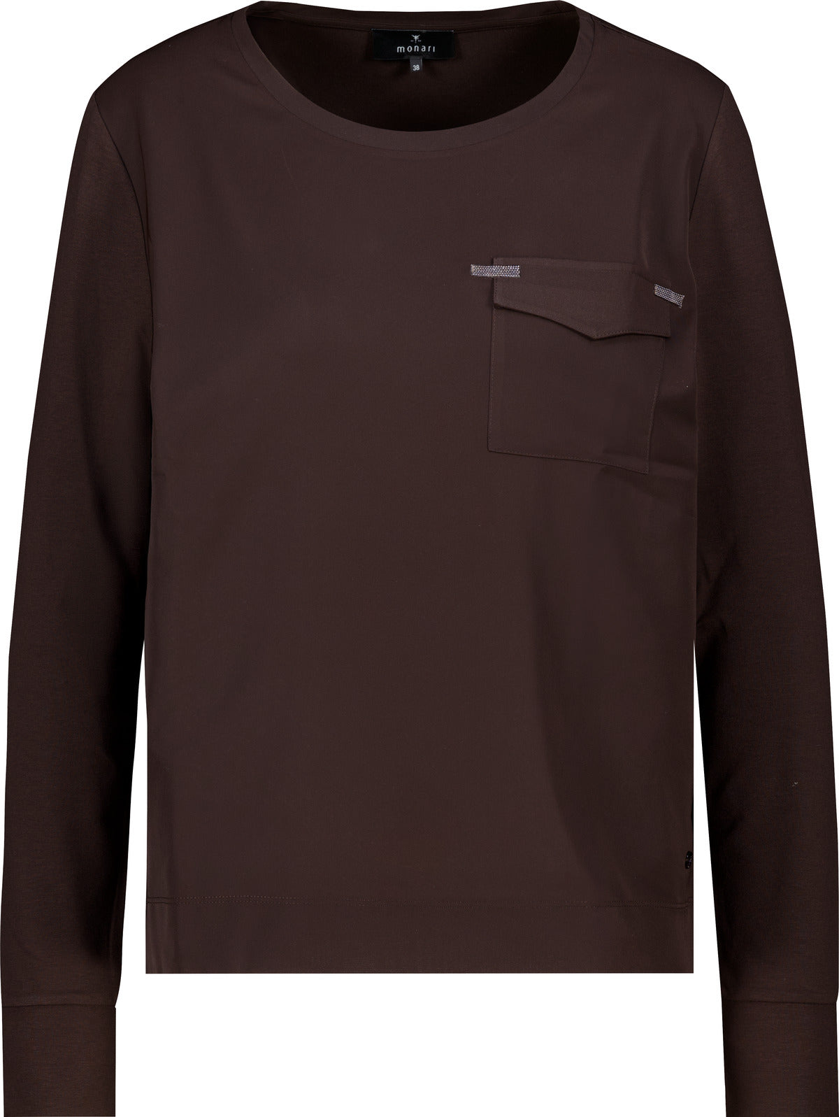 Monari Damen T-Shirts  Black Coffe