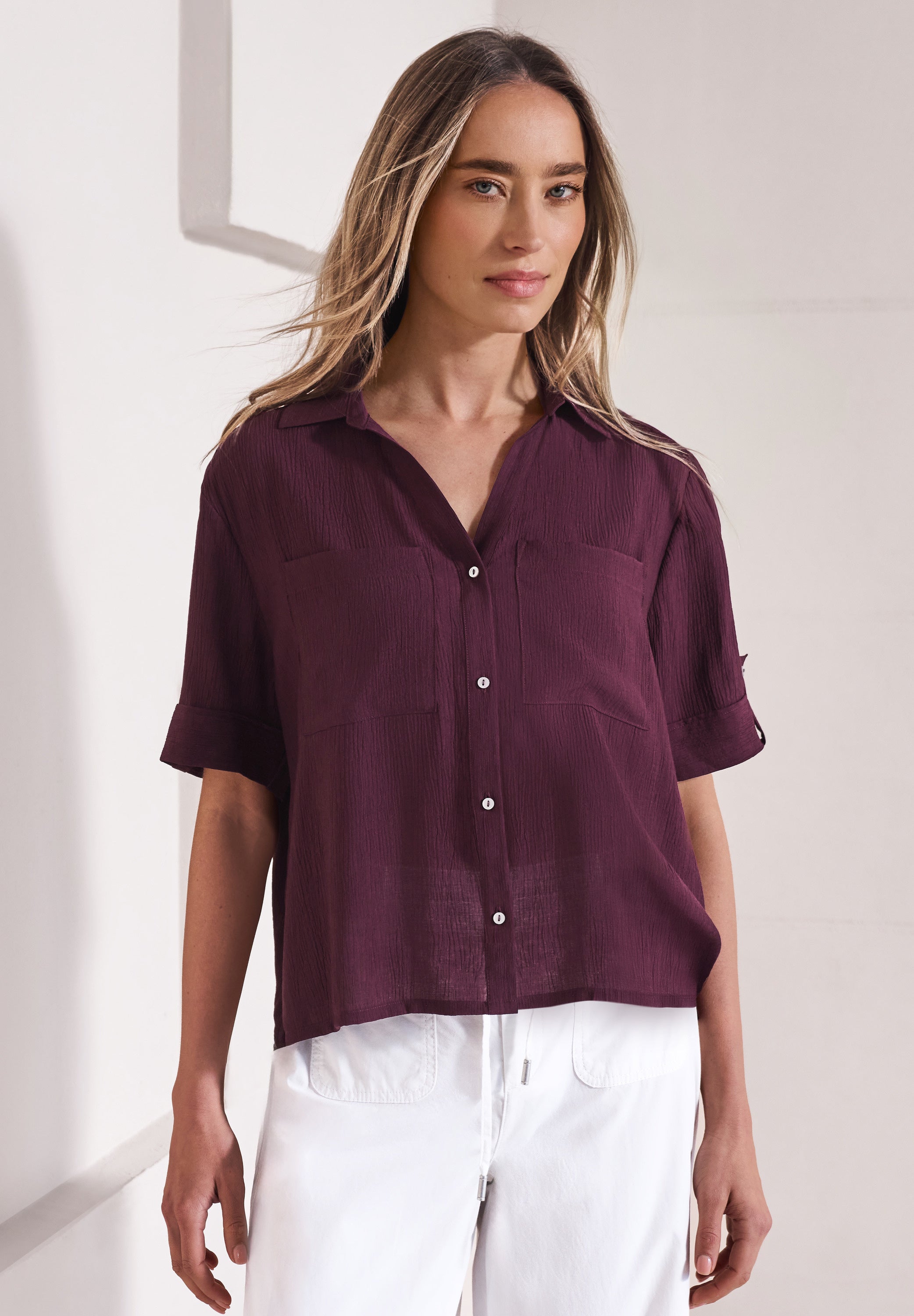 Street One Damen Blusen Rustic Ro