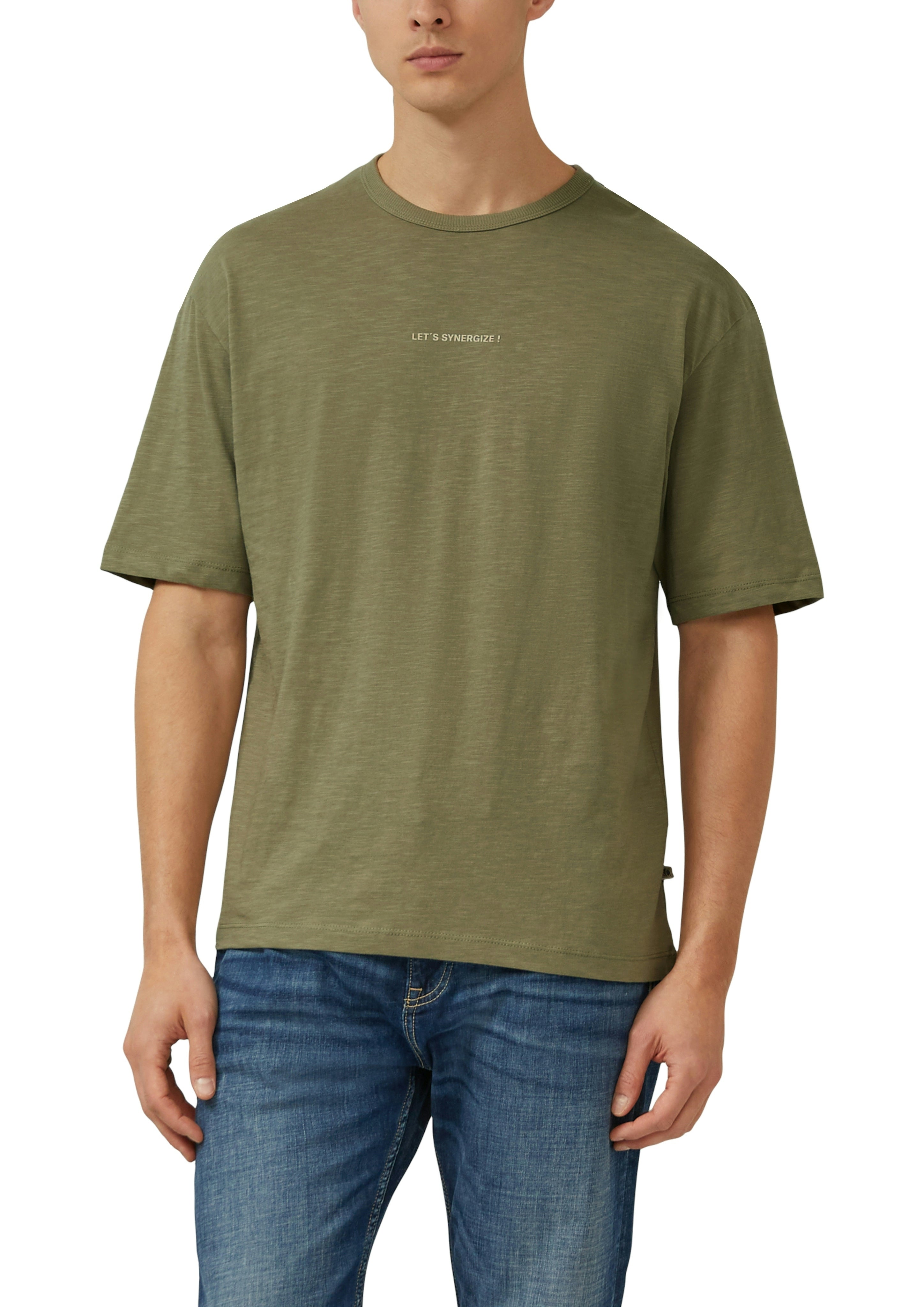 S. Oliver red Herren T-Shirts kurz Green