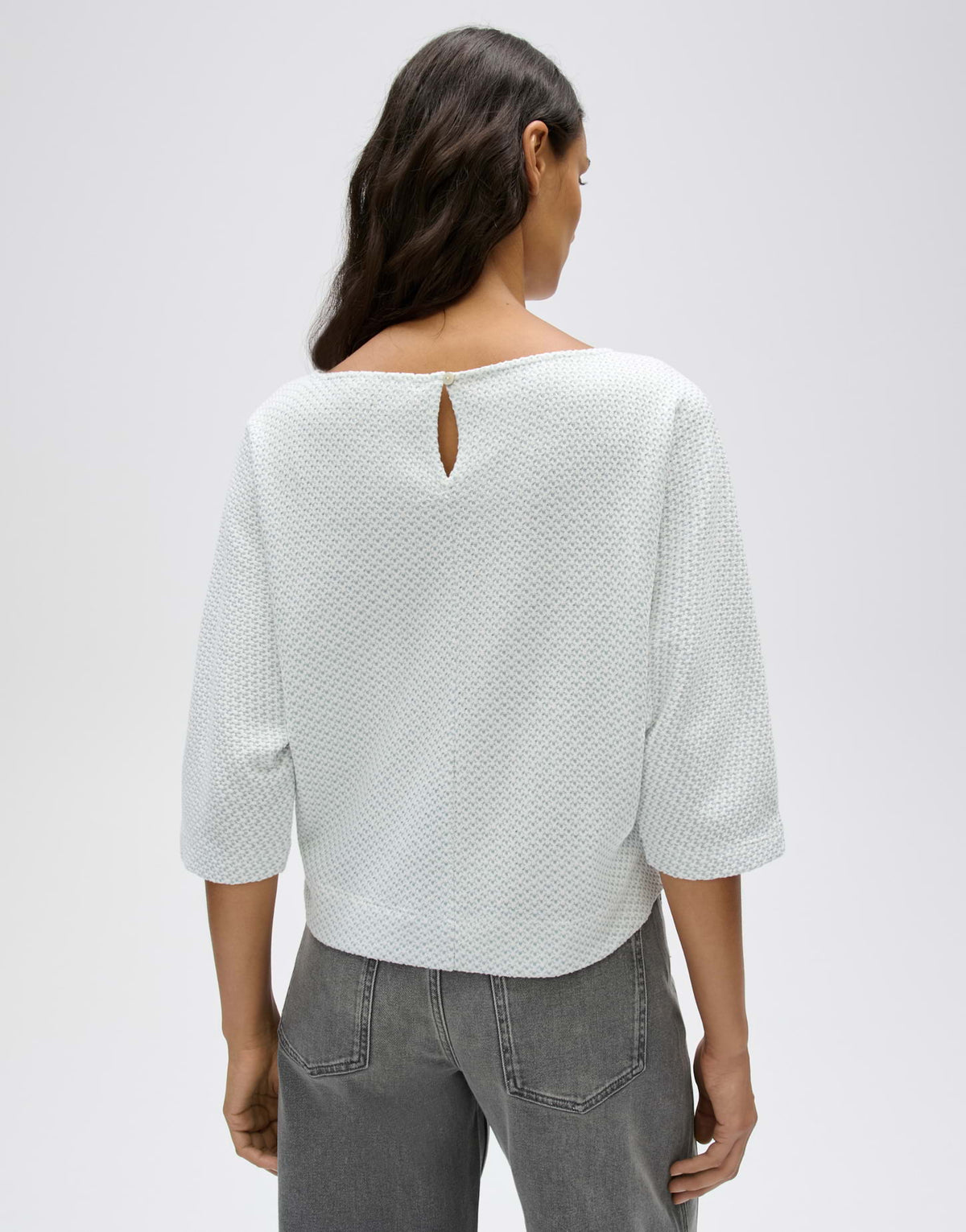 Opus Damen T-Shirts Dusty Aqua