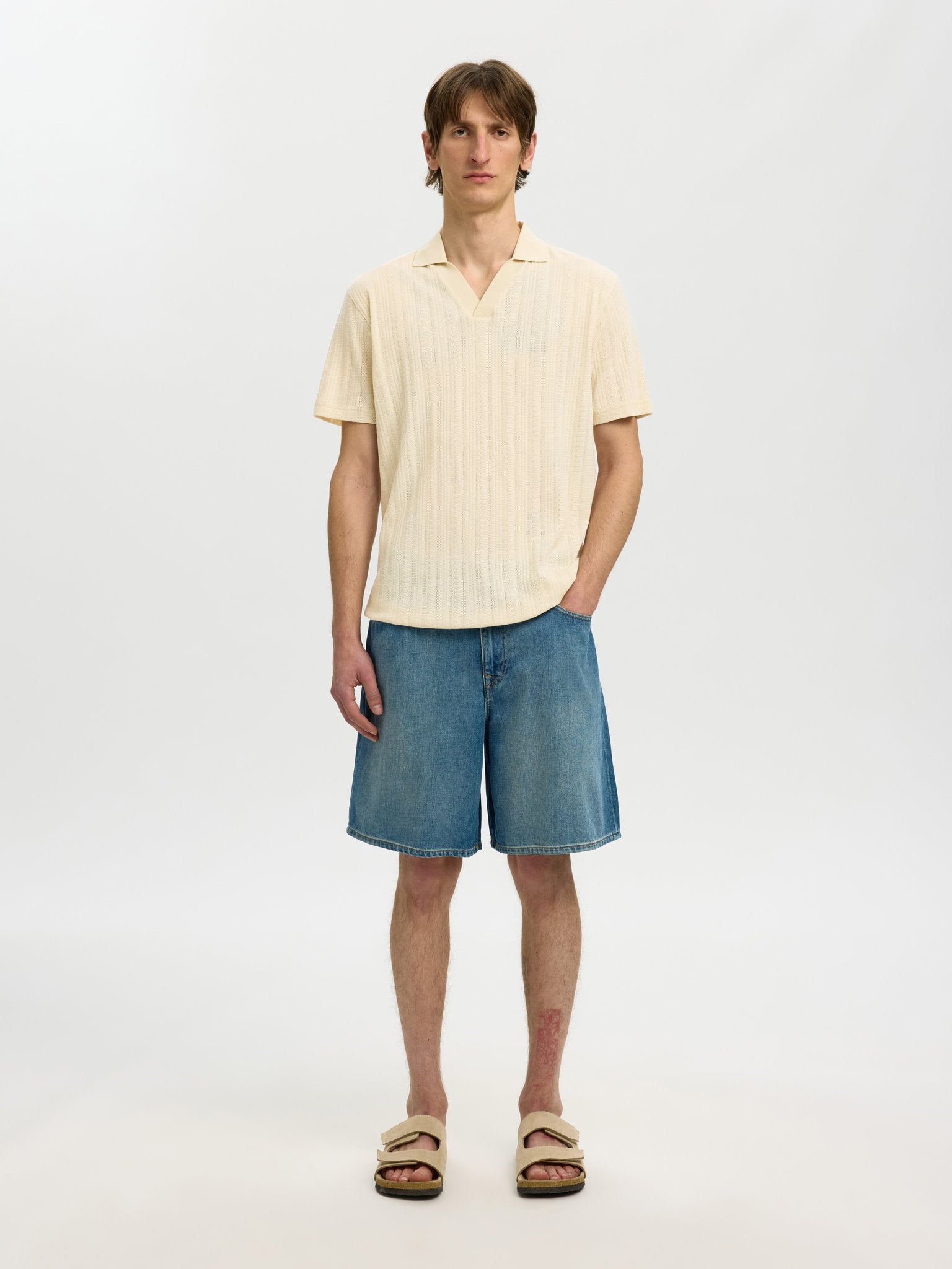 Selected homme Herren Polo-Shirts Birch