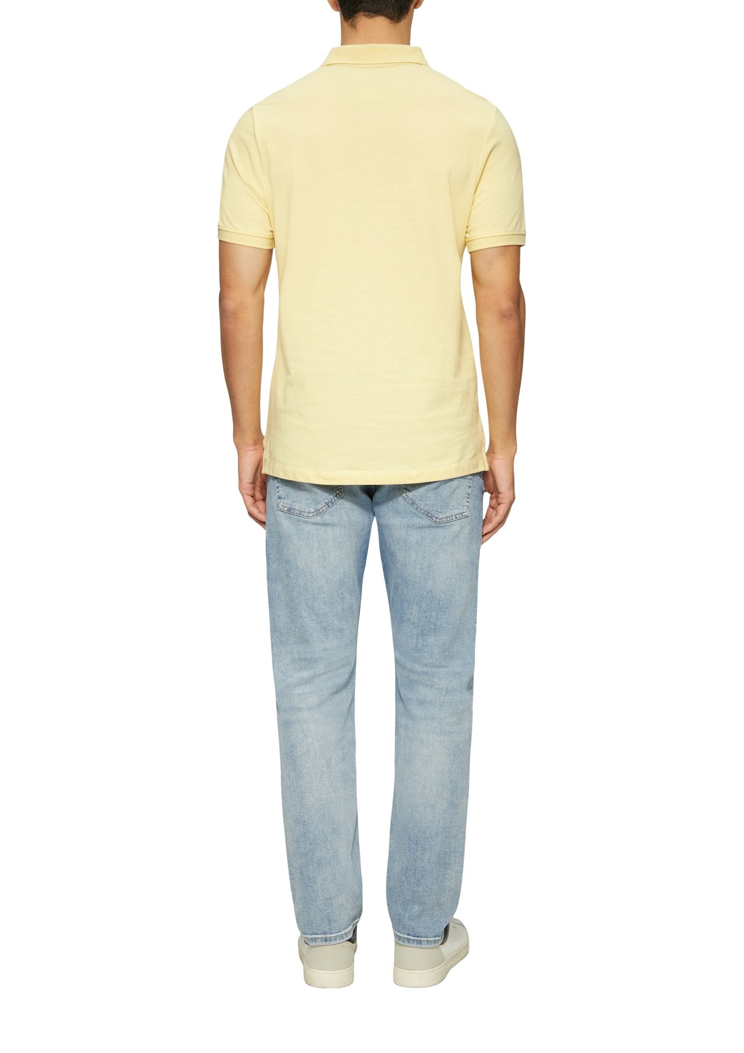 S. Oliver red Herren Polo-Shirts Yellow