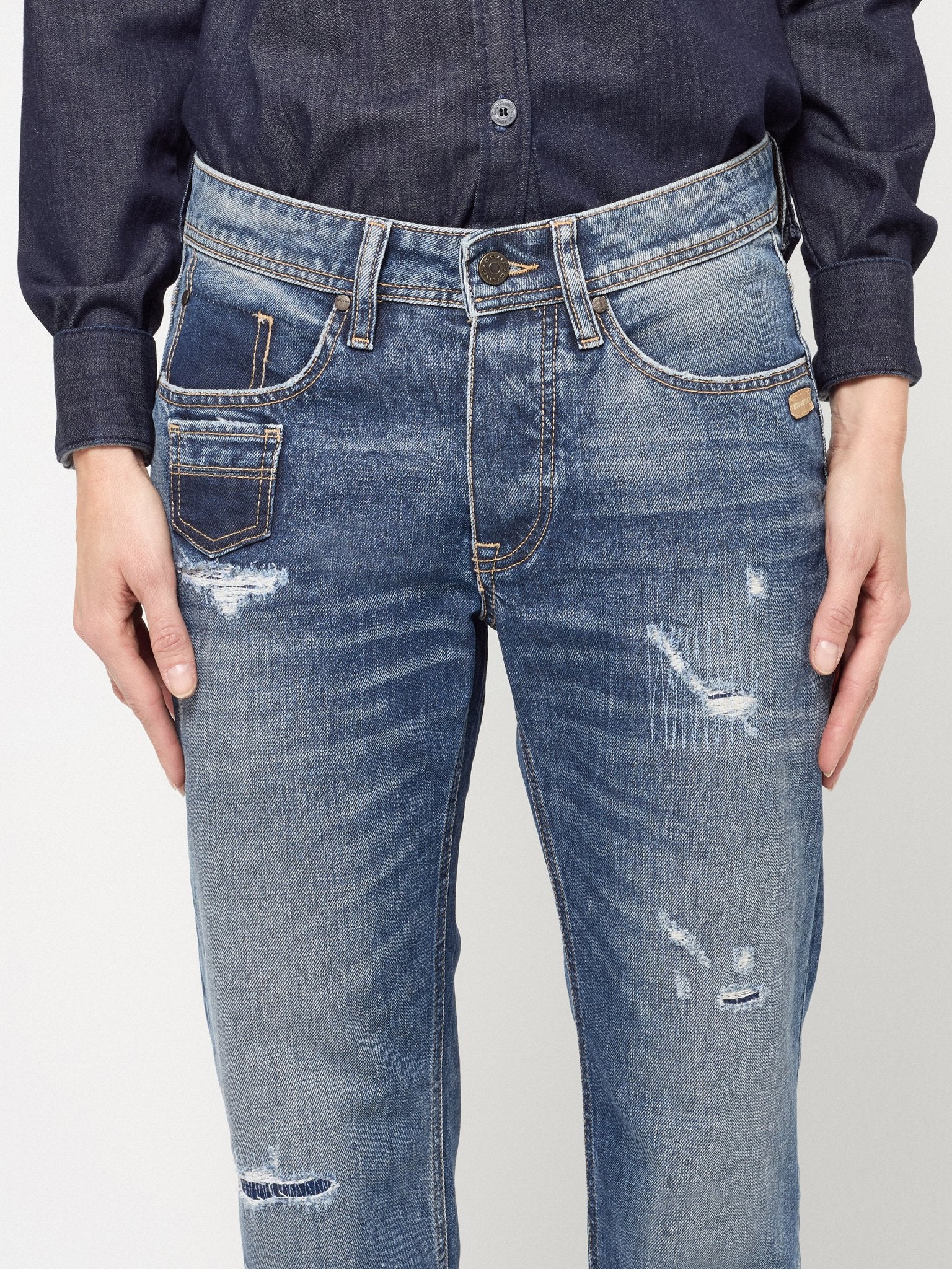 Gang Damen Jeans Cool Destr