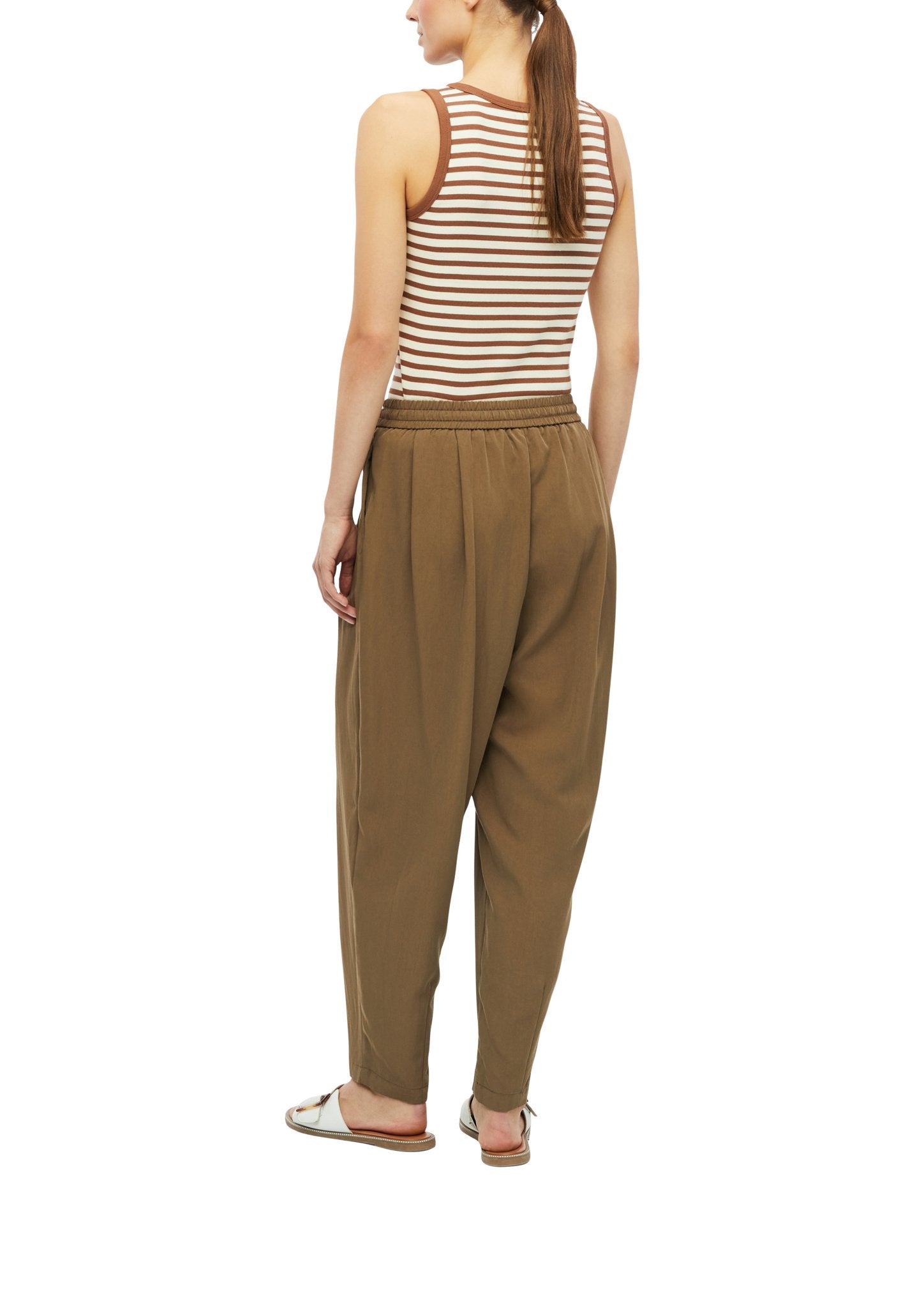S. Oliver red Damen T-Shirts Brown