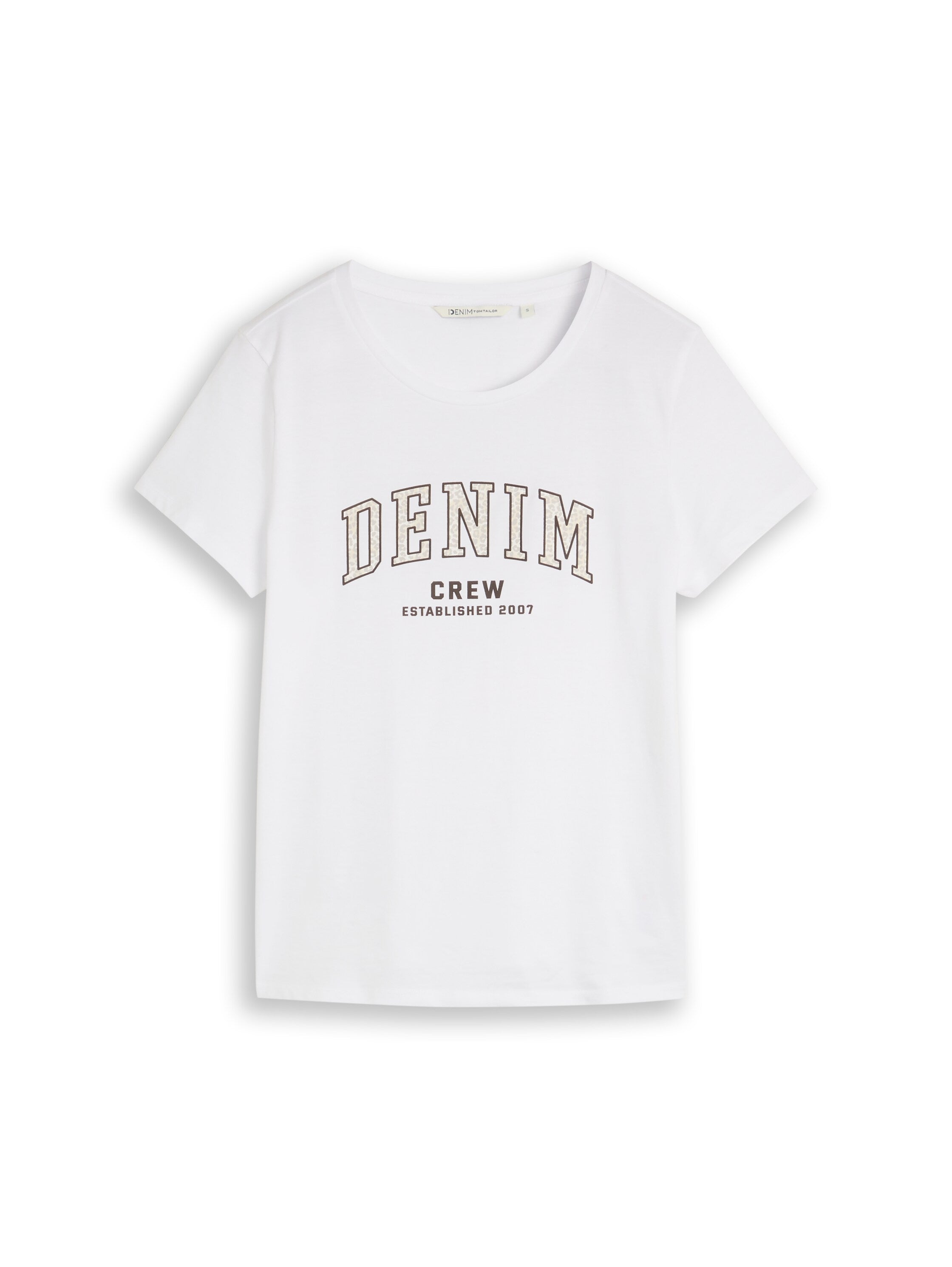 Tom Tailor denim Damen T-Shirts Bright White
