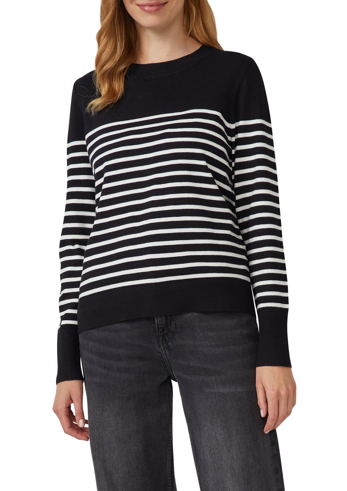 S. Oliver red Damen Pullover G Grey/Black