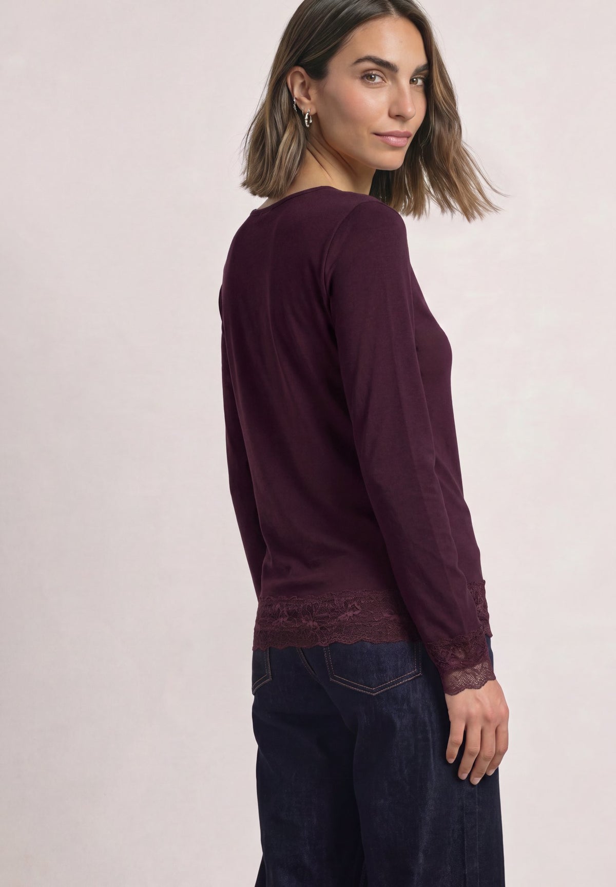 Street One Damen T-Shirts  Berry Plu