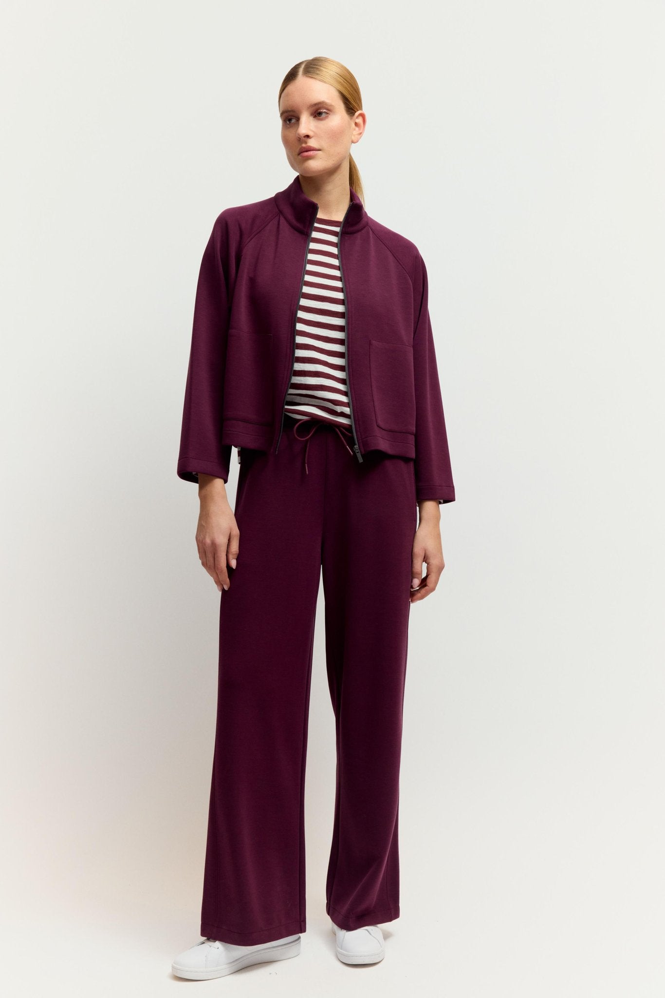Fashion People Damen Strickjacken Burgundy