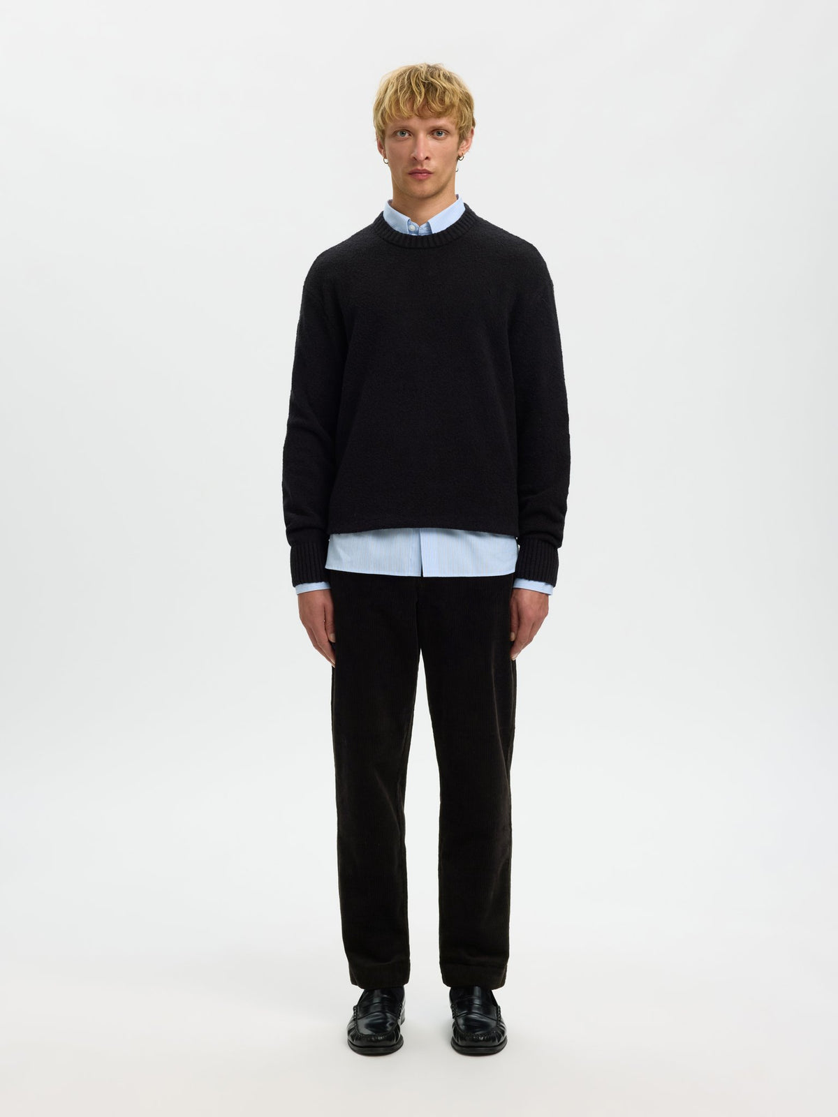 Selected homme Herren Hosen Black