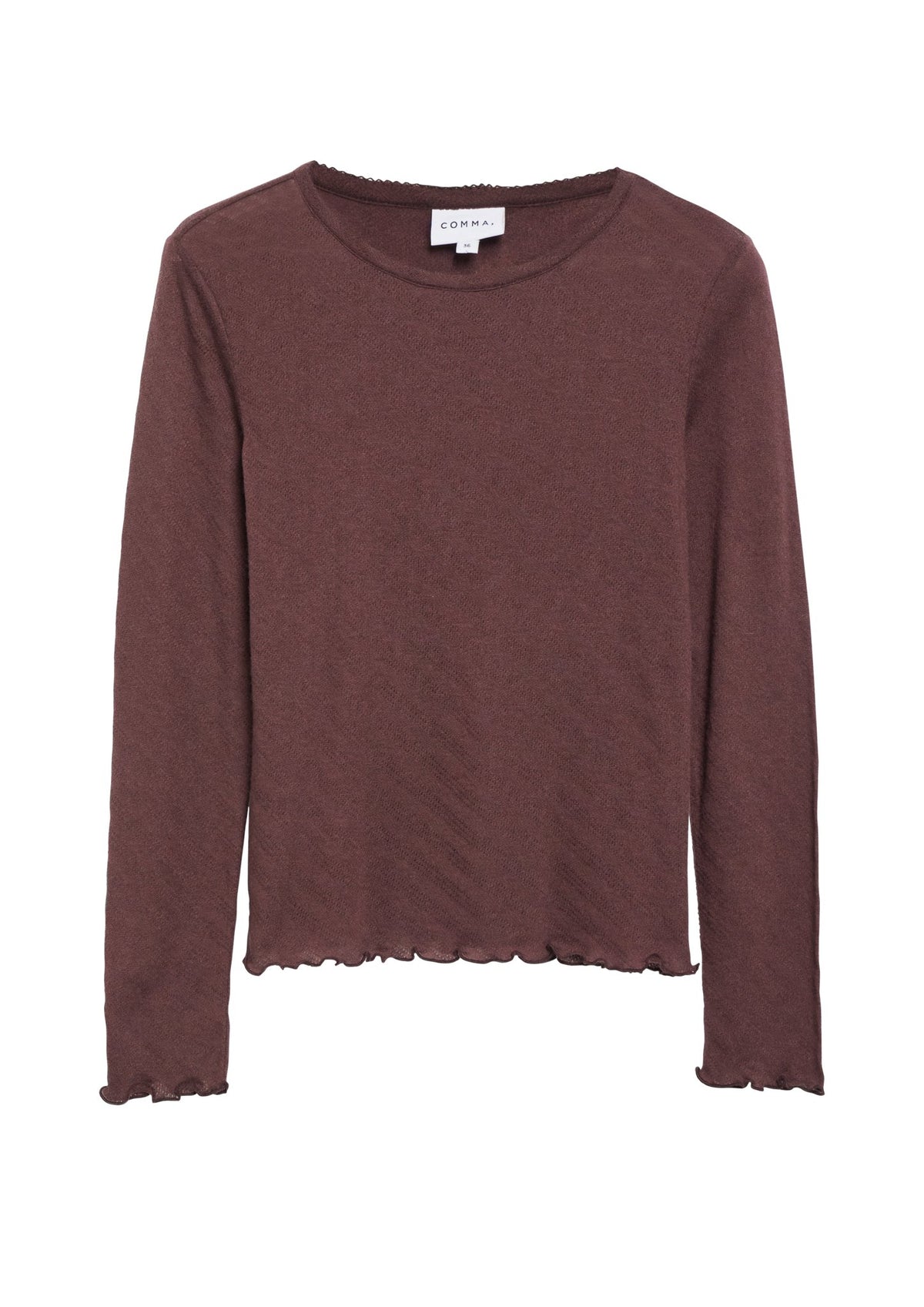 Comma Damen T-Shirts  Lilac/Pink