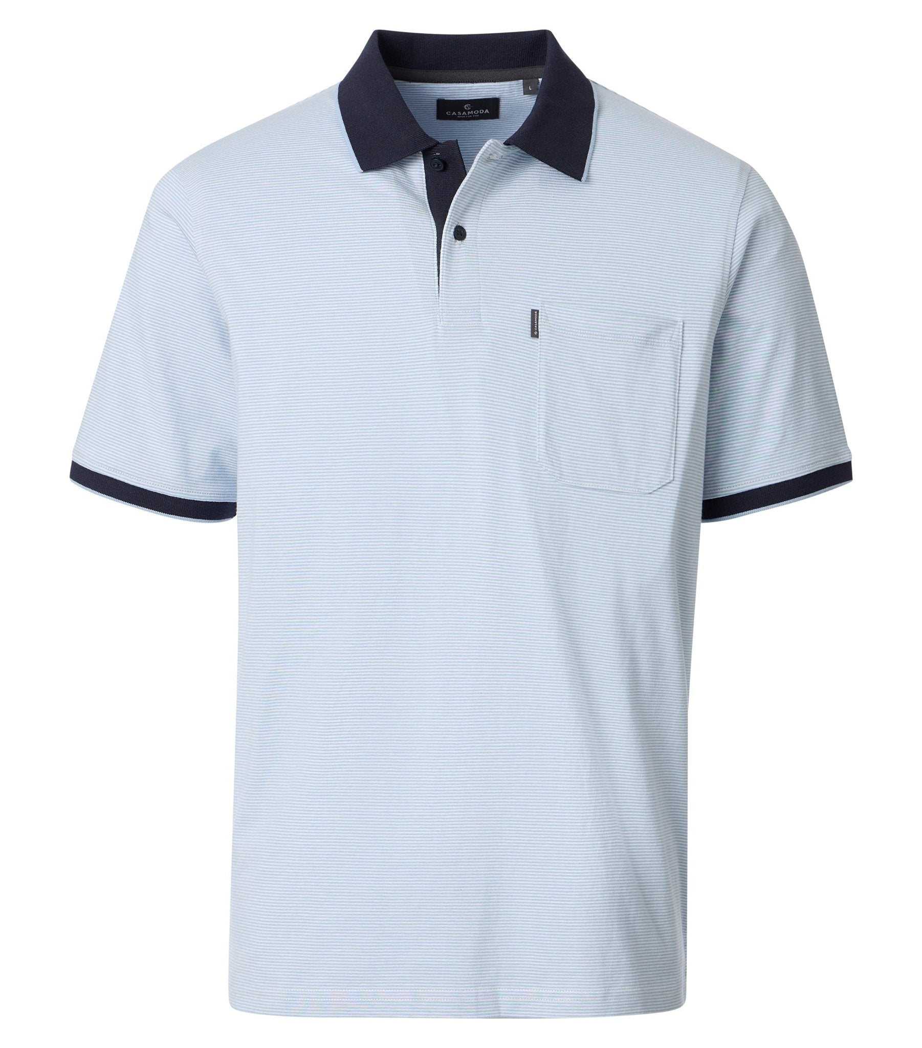 Casa Moda Herren Polo-Shirts  Blau