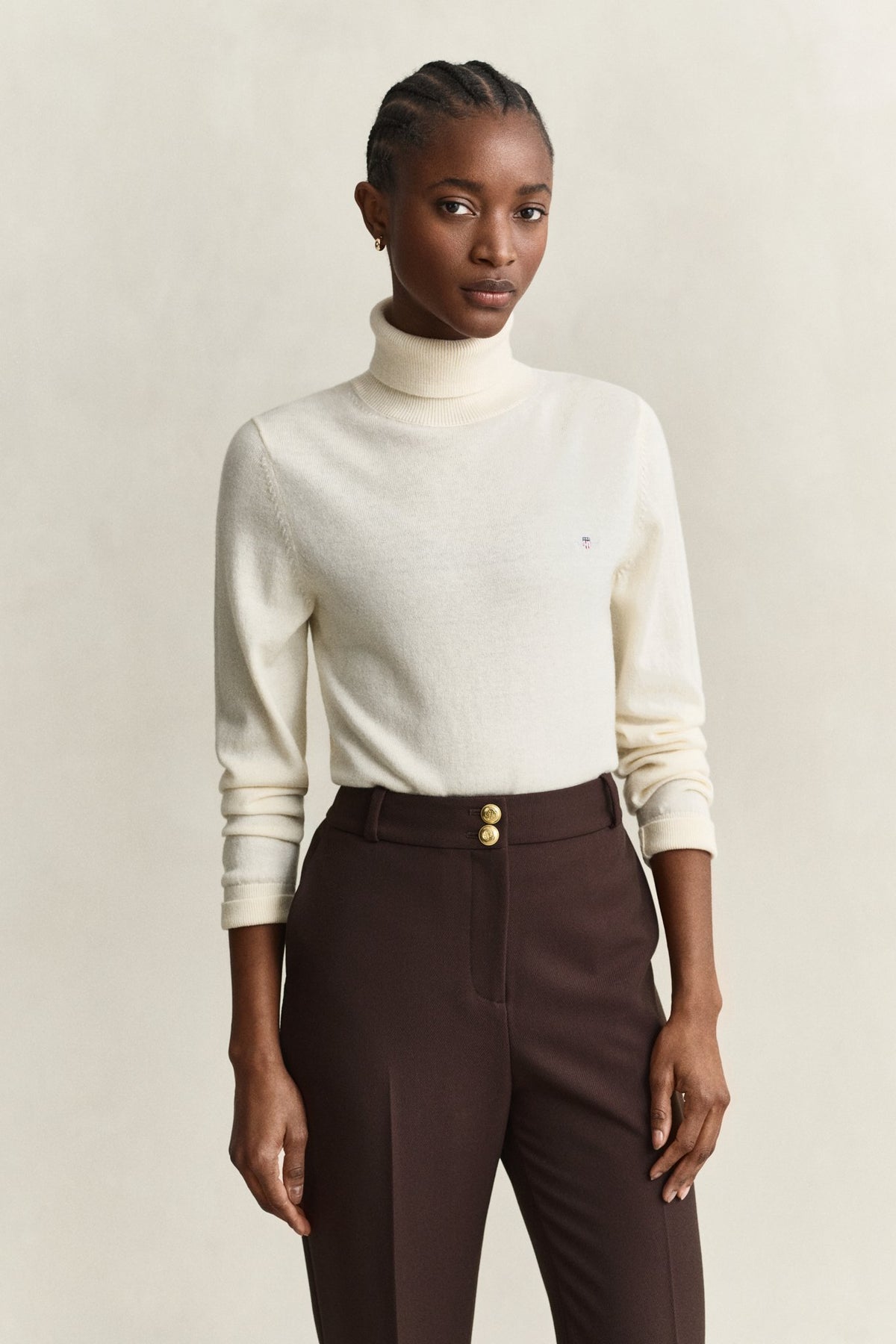 Gant Damen Pullover Cream