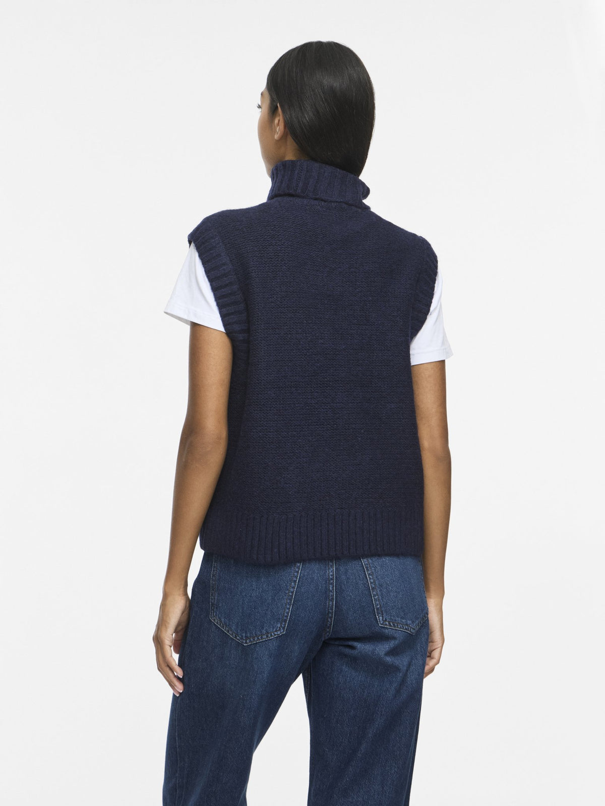 Vila Damen Indoorwesten Navy Blazer