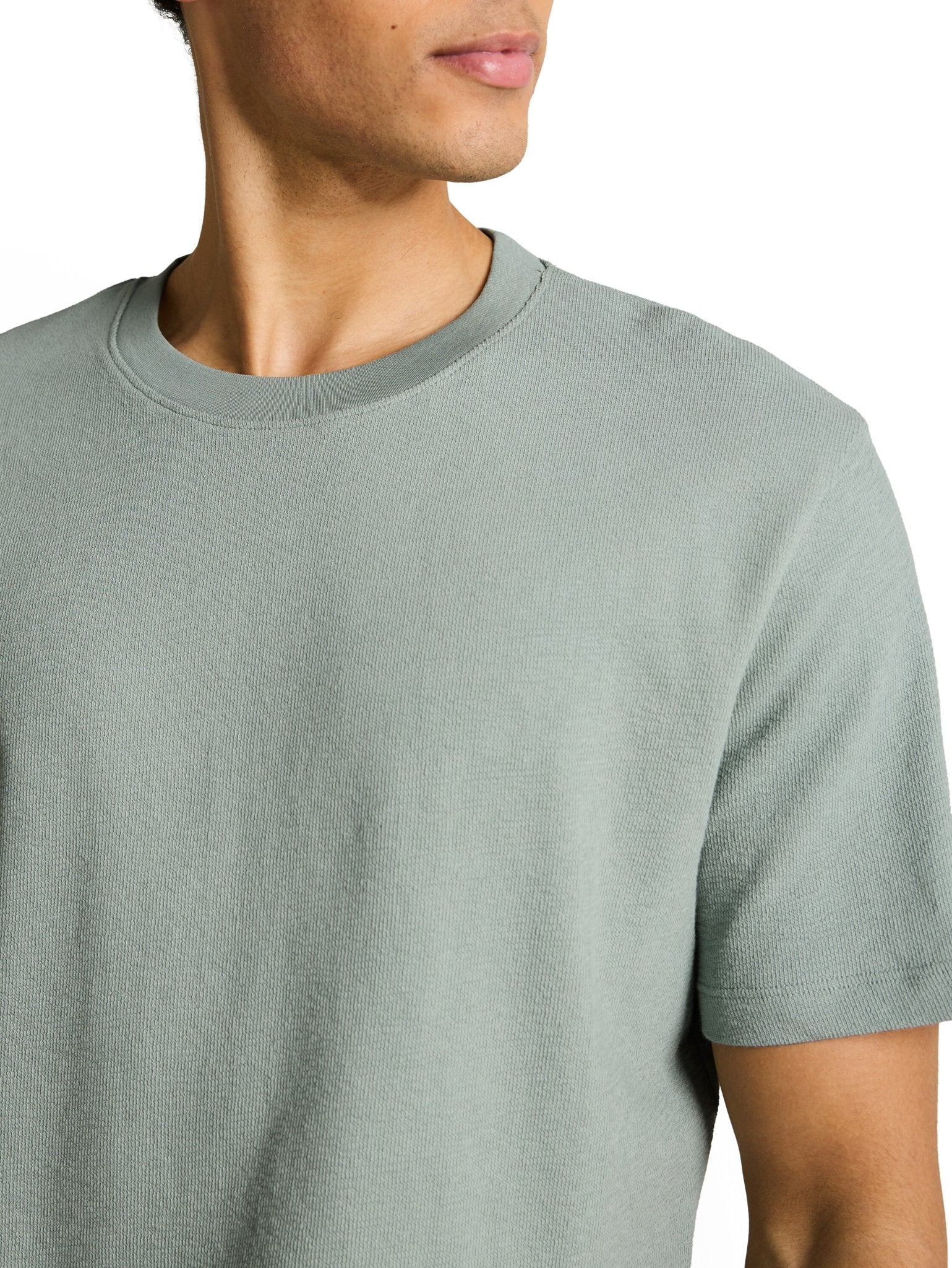 Tom Tailor denim Herren T-Shirts kurz Green Mist
