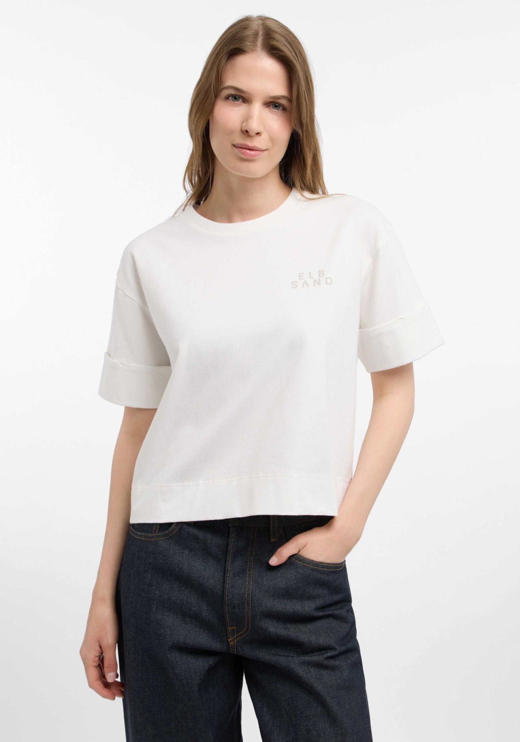 Elbsand Damen T-Shirts  Cloud Whit