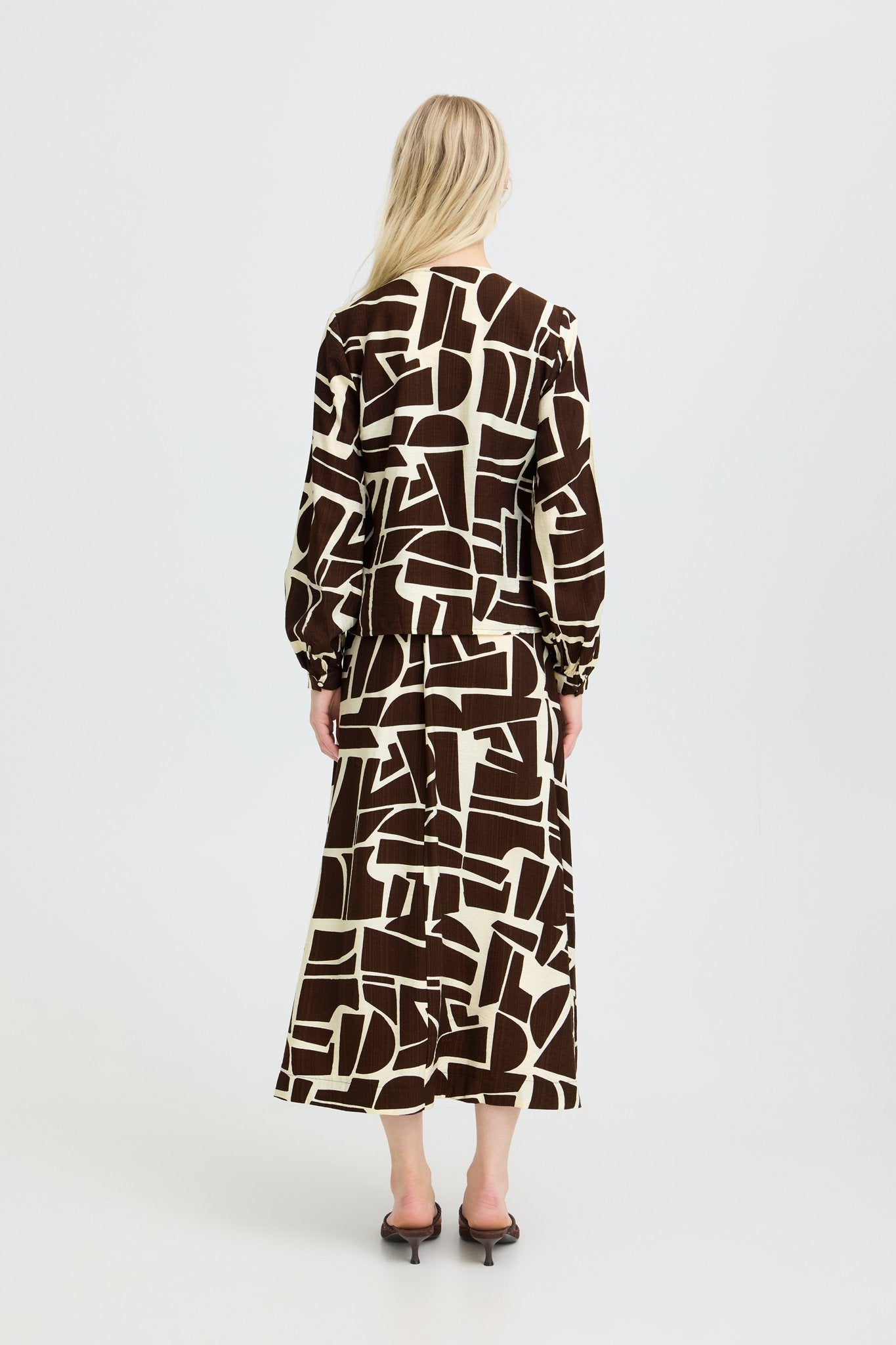 b.young Damen Blusen Java Geometric