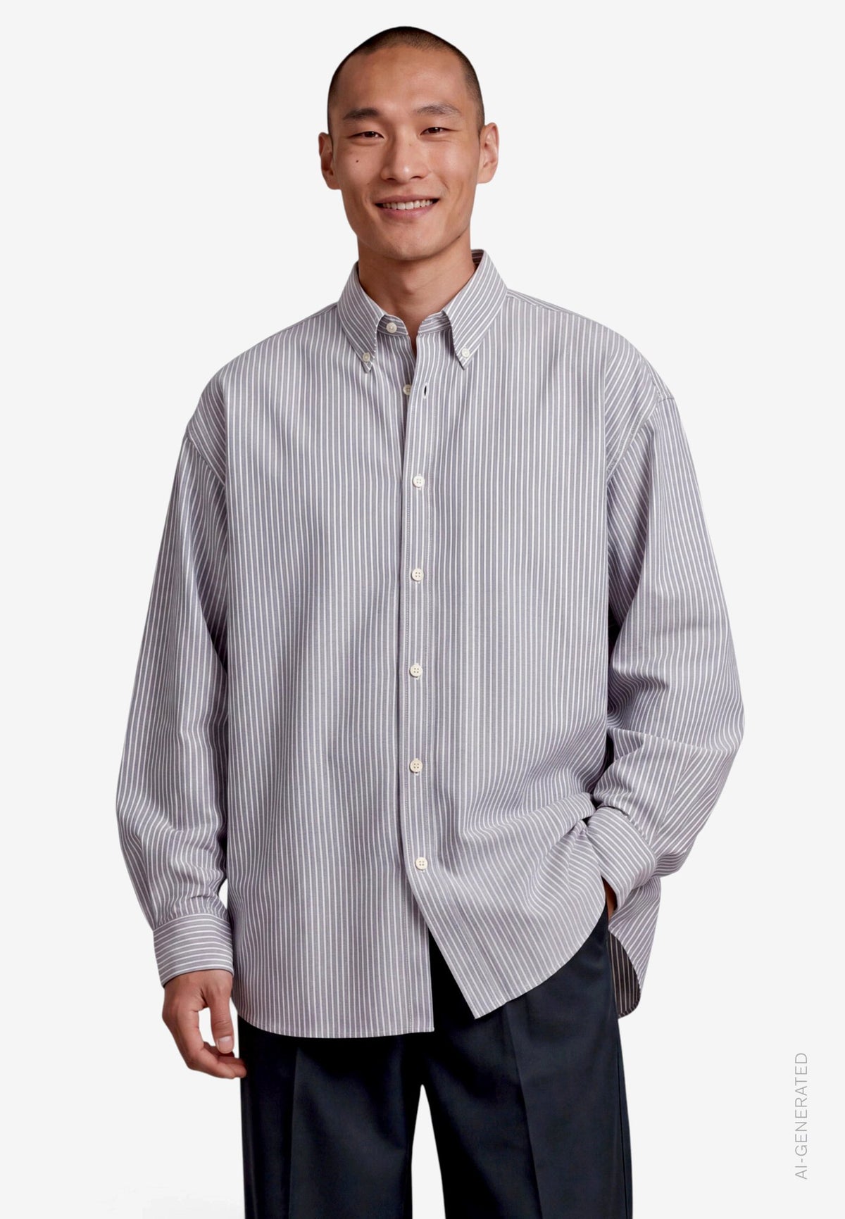 Zero Herren Hemden Blue/White
