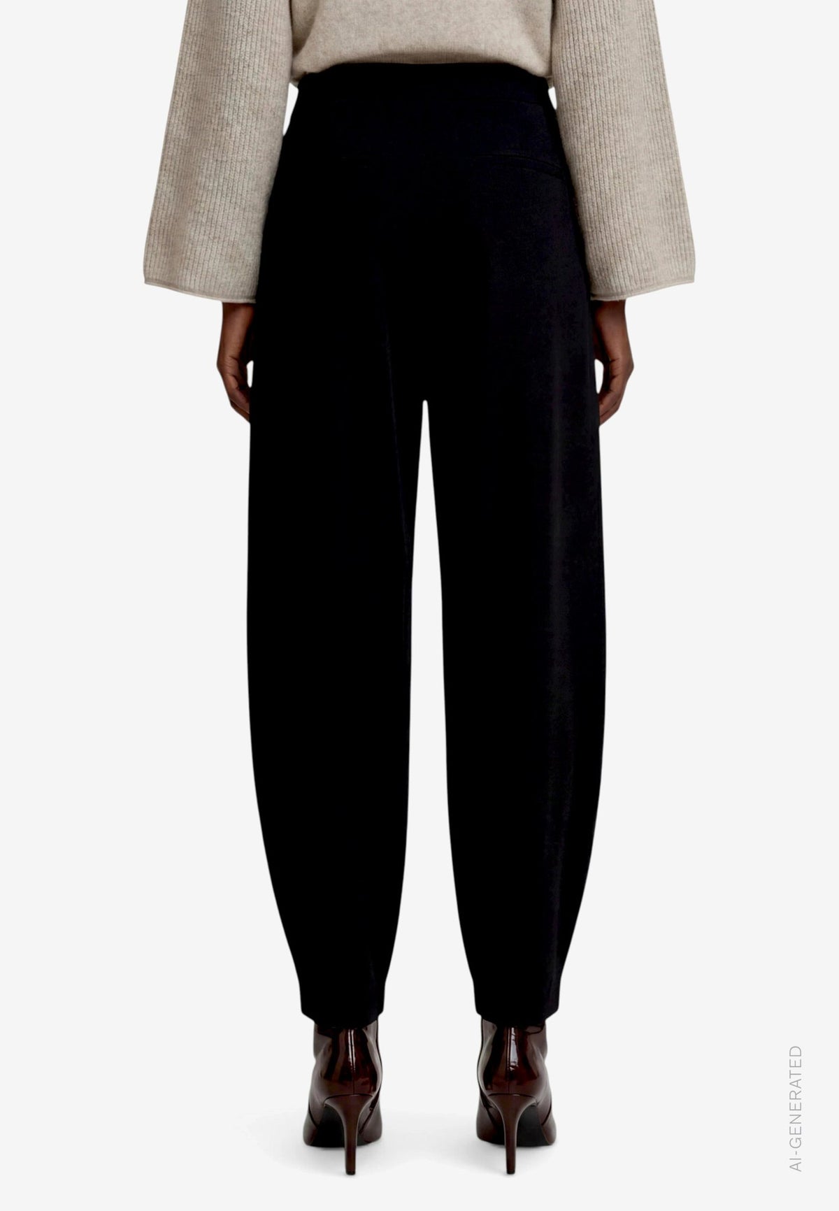 Zero Damen Hosen Black Beauty