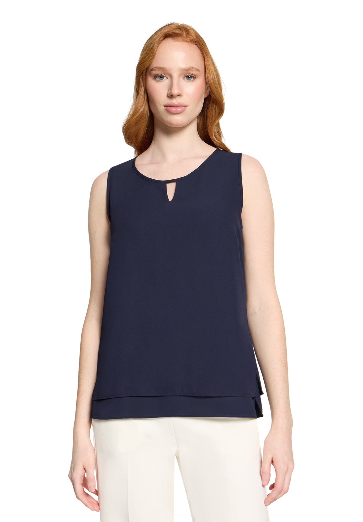 Vera Mont Damen Blusen kurz Night Sky