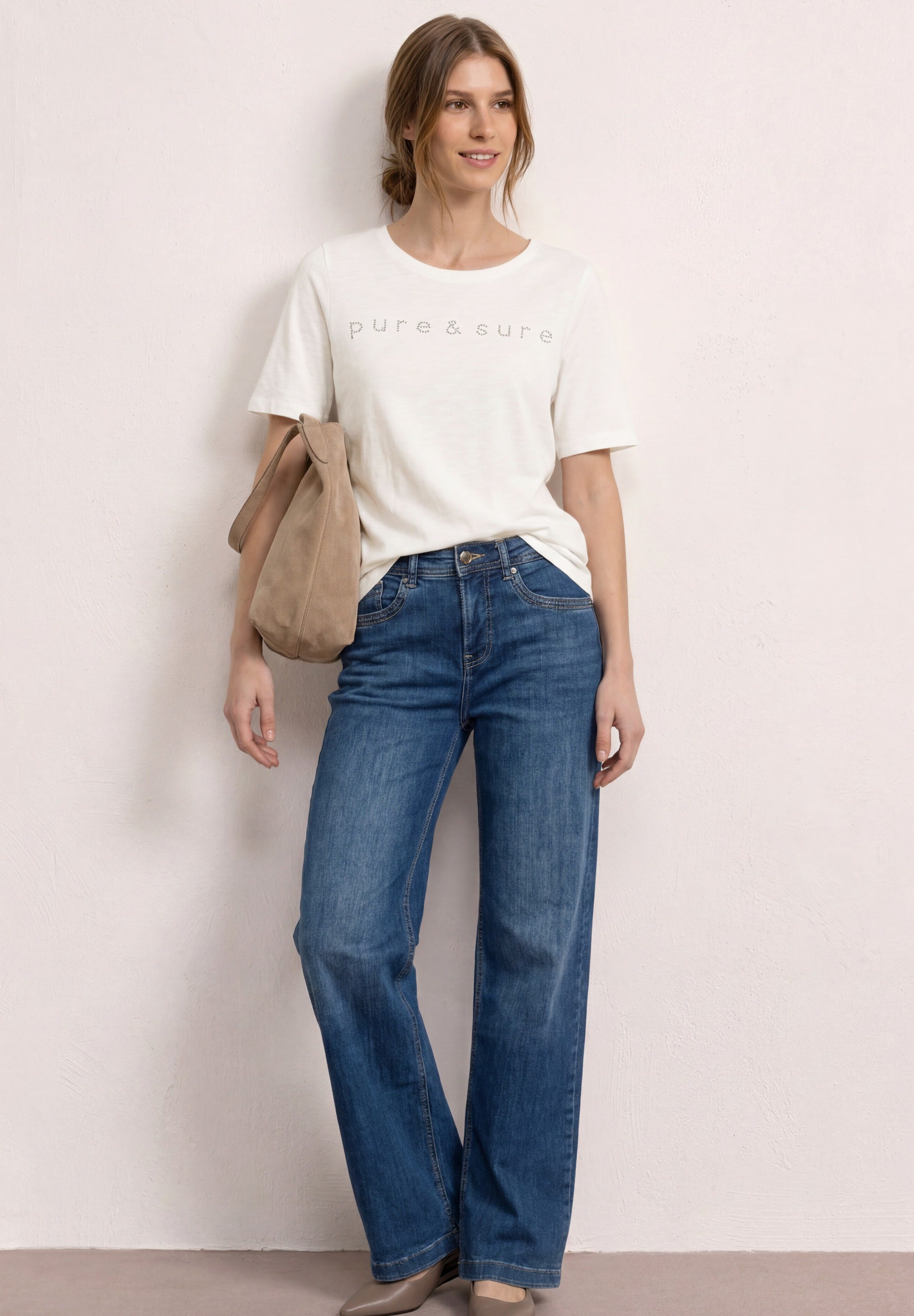 Street One Damen T-Shirts  Off White
