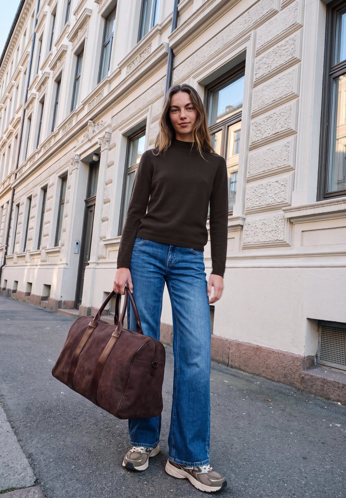 Street One Studio Damen Pullover Charred B