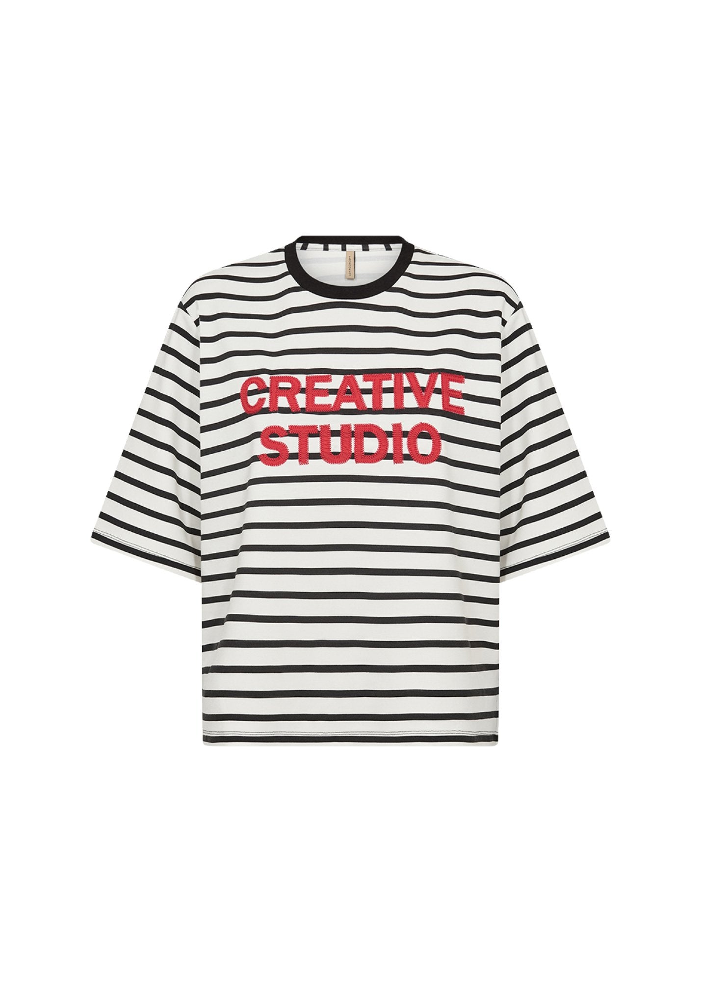 Soya Concept Damen T-Shirts Black Combi