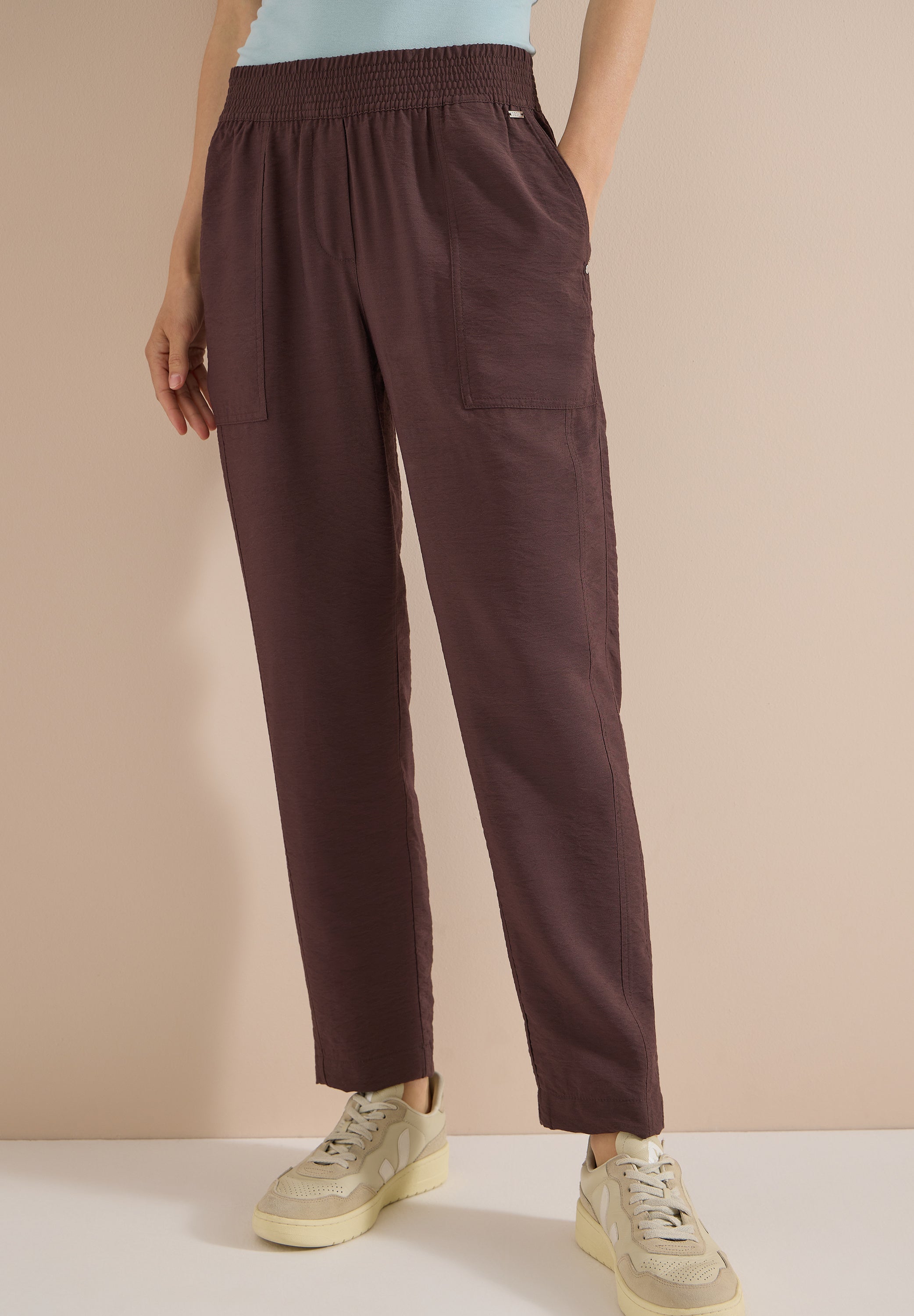 Cecil Damen Hosen Brown Cac