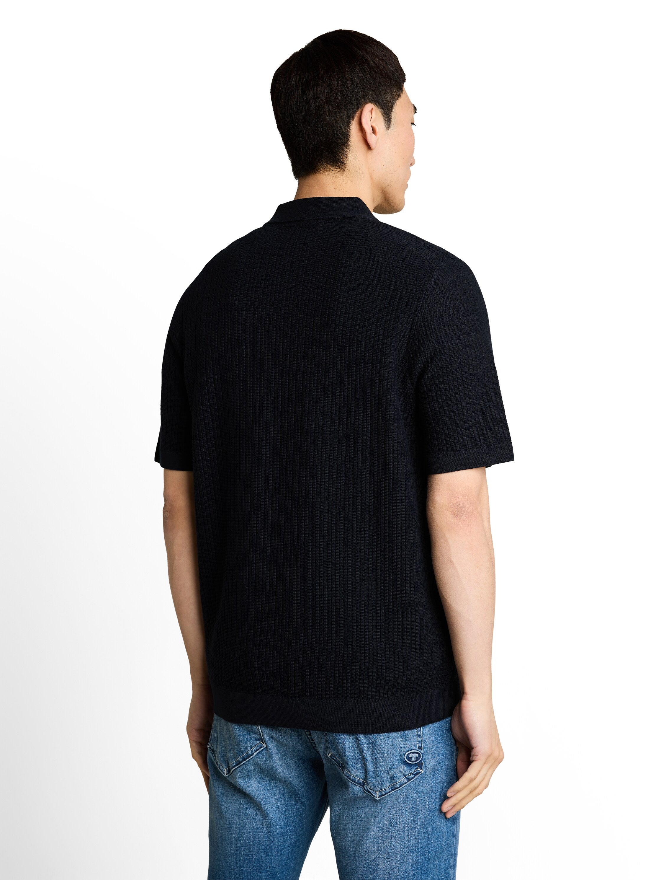 Tom Tailor Herren Polo-Shirts Sky Captain Blu