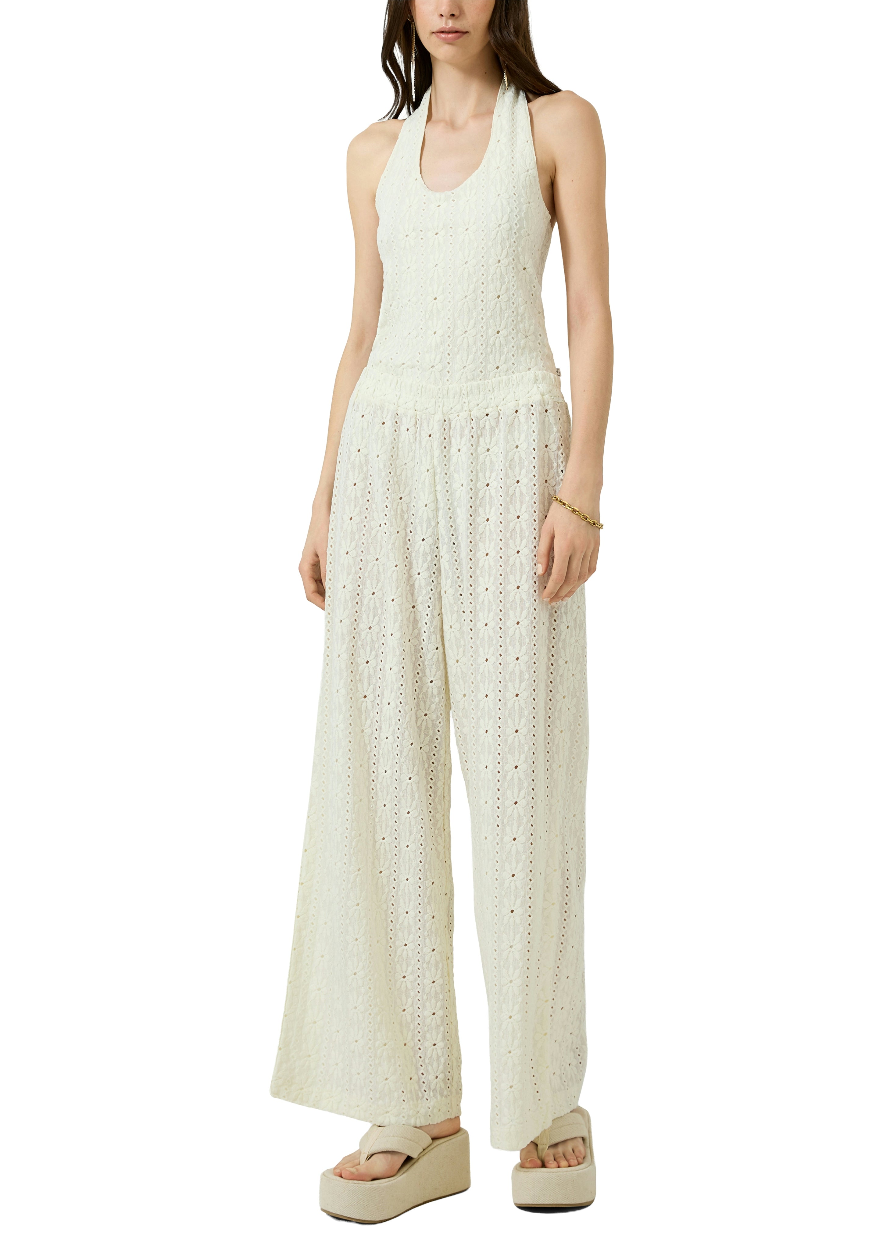 QS by S.Oliver Damen Hosen White