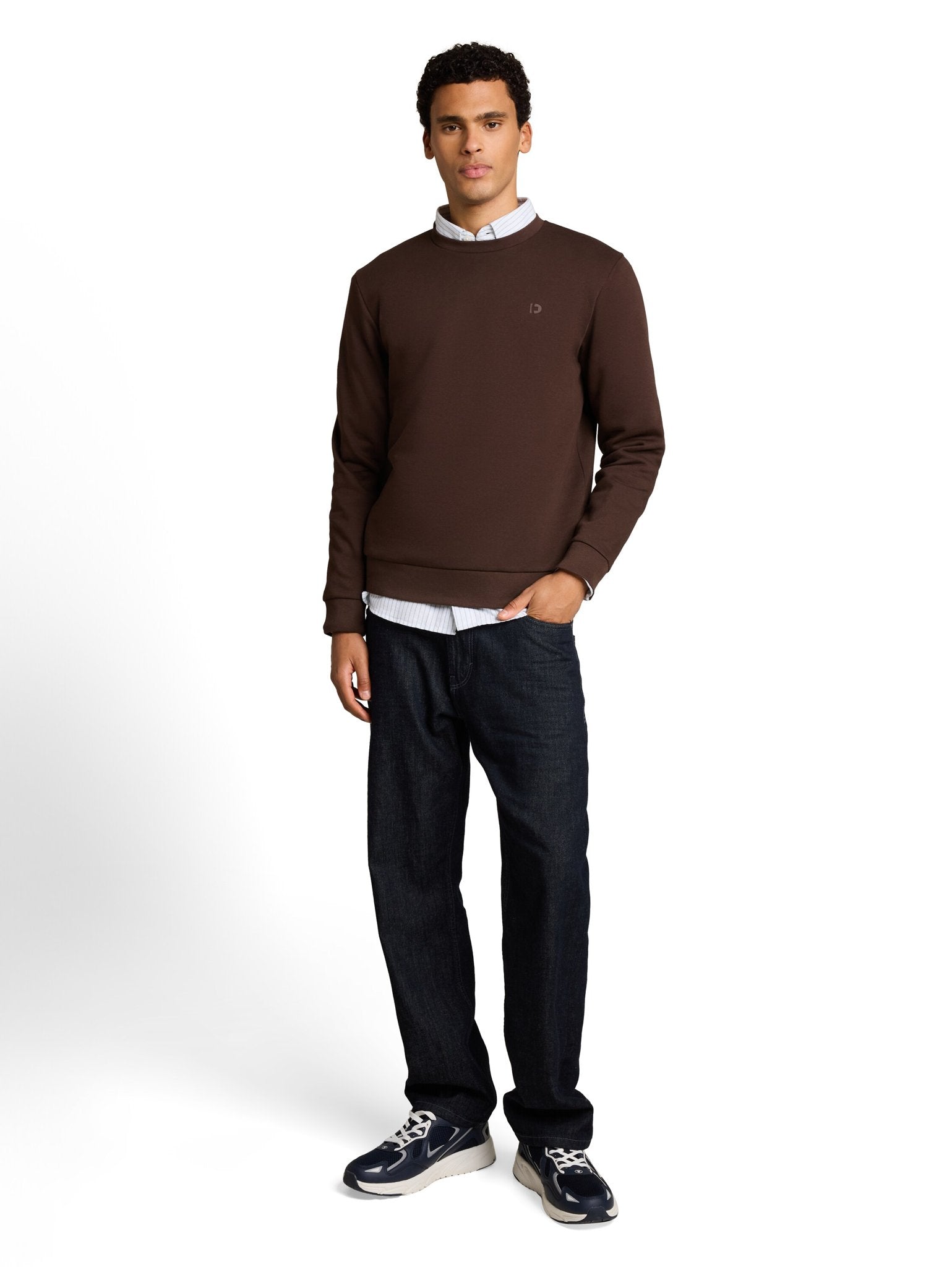 Tom Tailor denim Herren Sweatshirts Cool Dark Brown