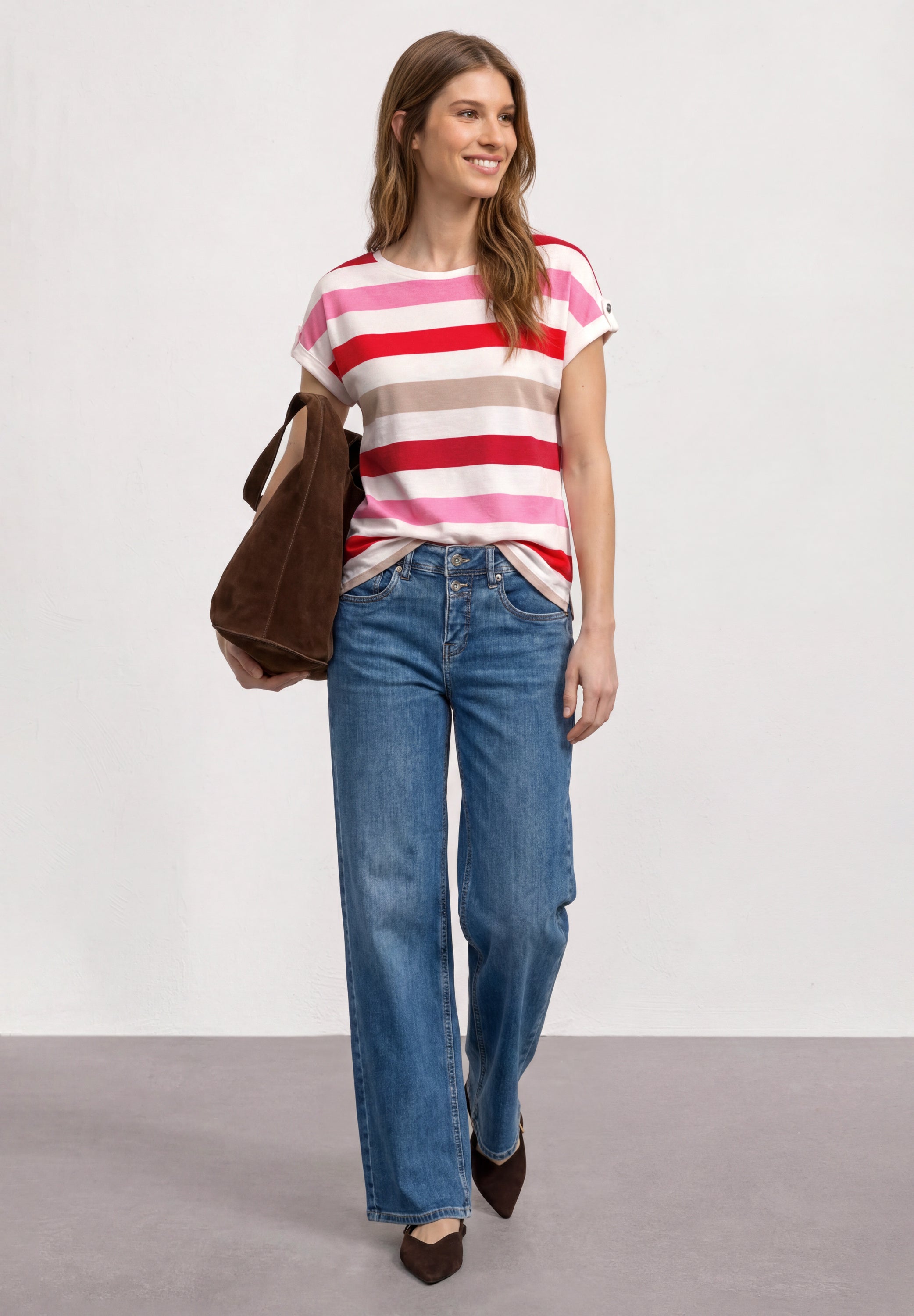Street One Damen T-Shirts  Salsa Red